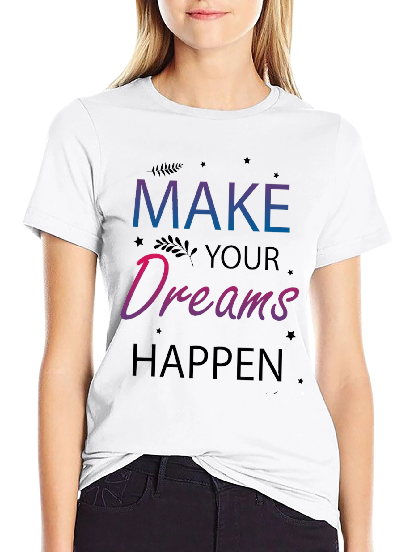Dreams Happen Graphic Tee - Inspiring Motivation