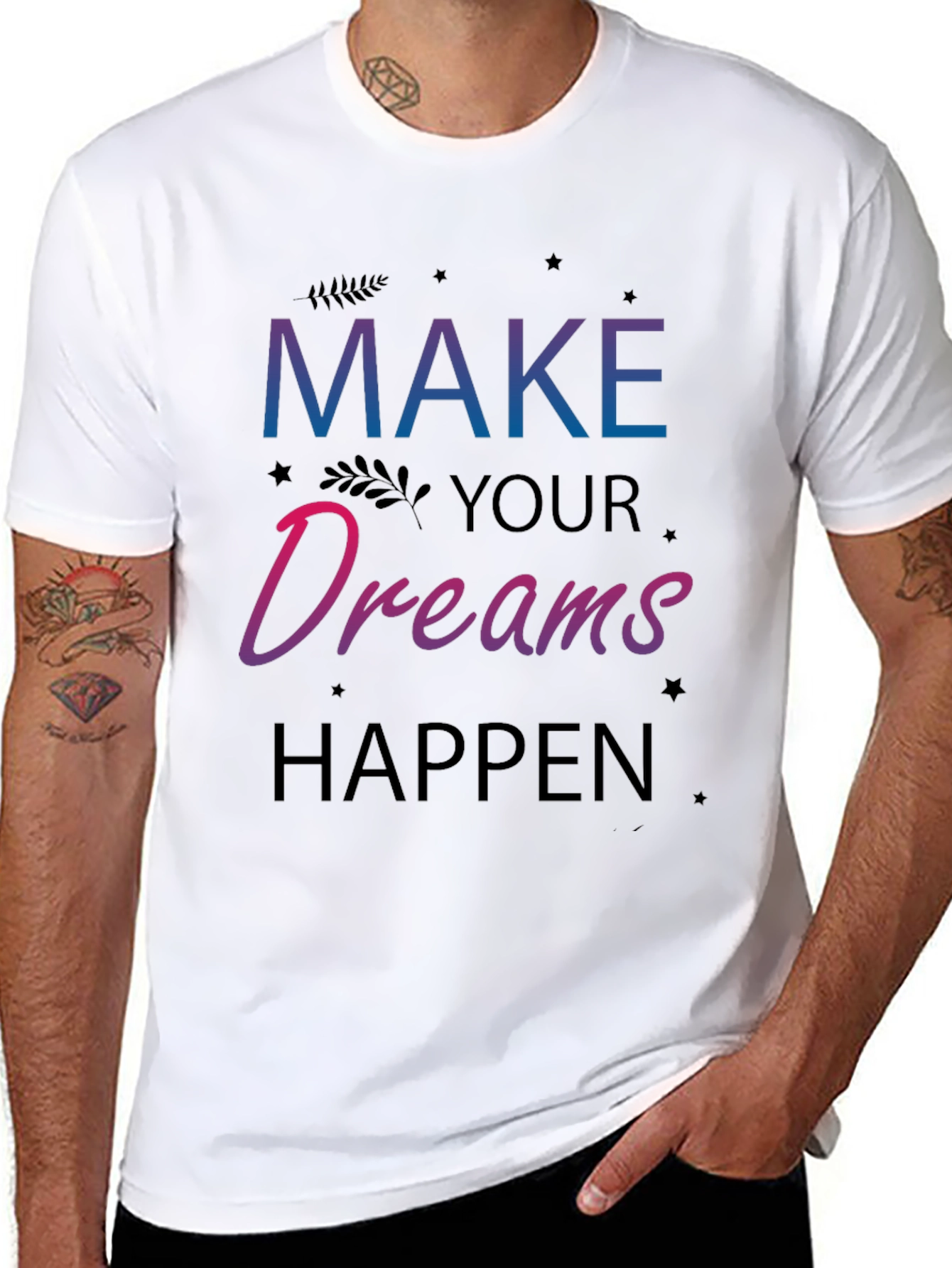 Dreams Happen Graphic Tee - Inspiring Motivation