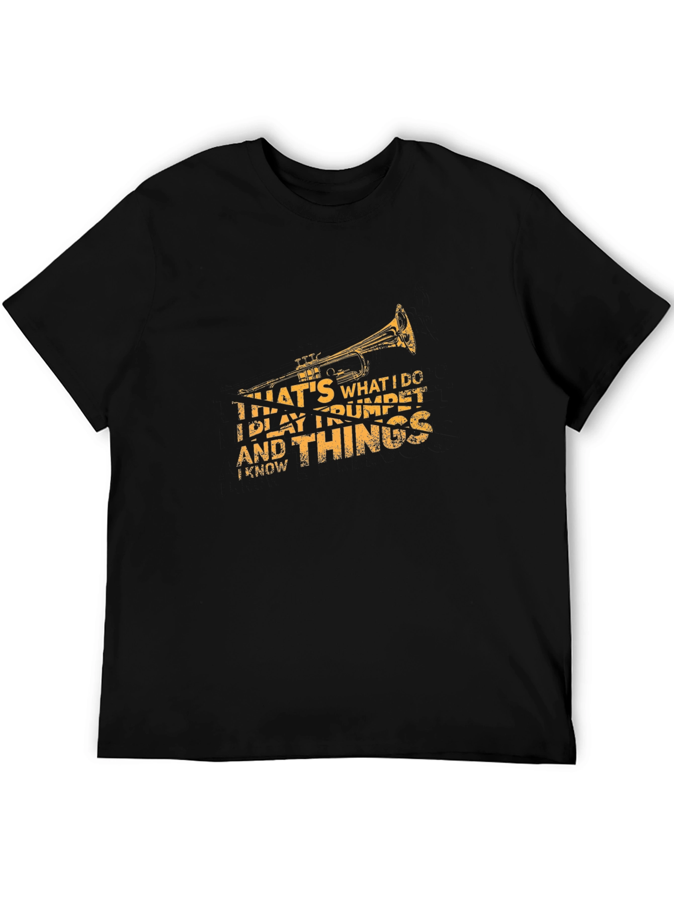 Trumpet Player Black T-Shirt - Thats What I Do