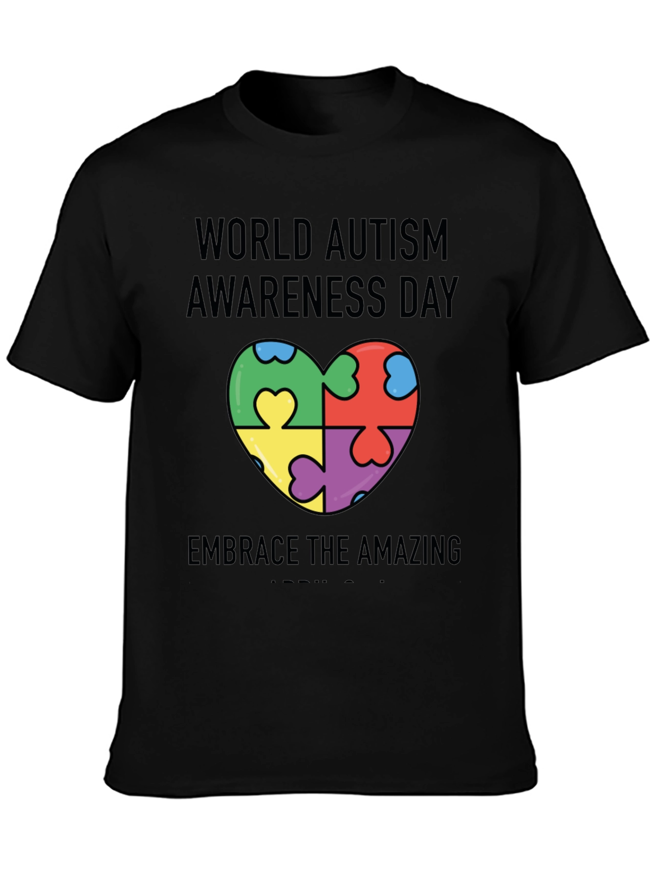 Autism Awareness T-Shirt - Embrace the Amazing