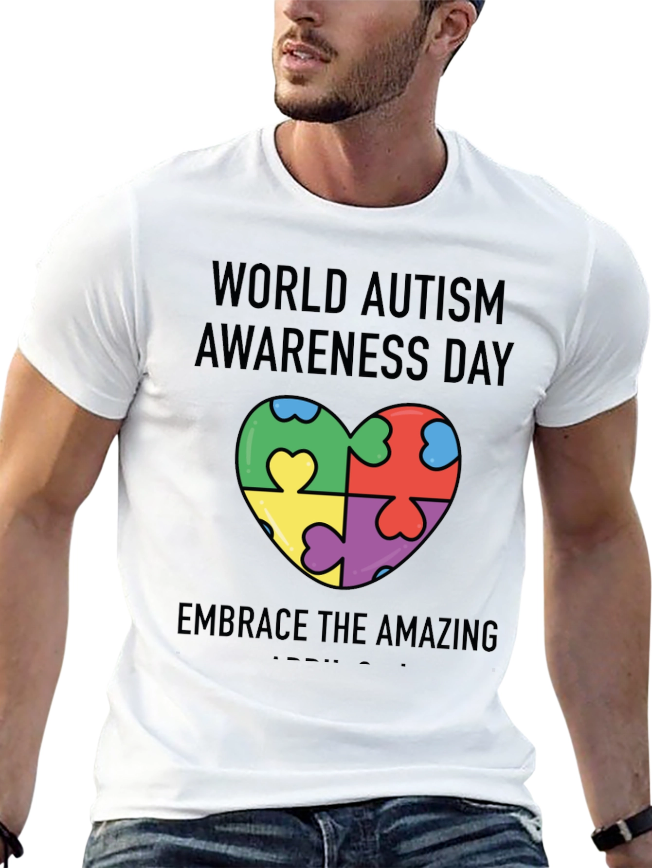 Autism Awareness T-Shirt - Embrace the Amazing