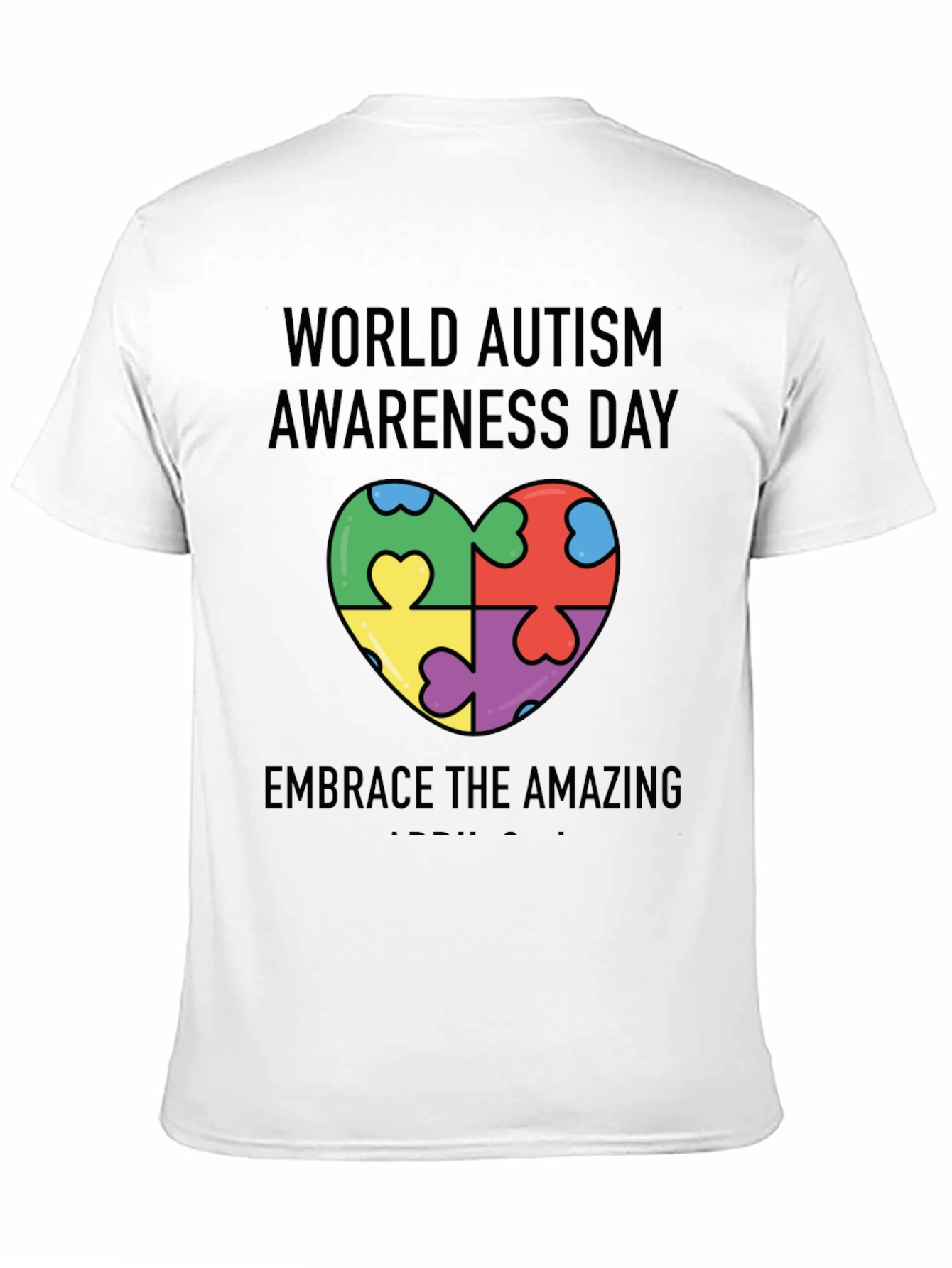 Autism Awareness T-Shirt - Embrace the Amazing