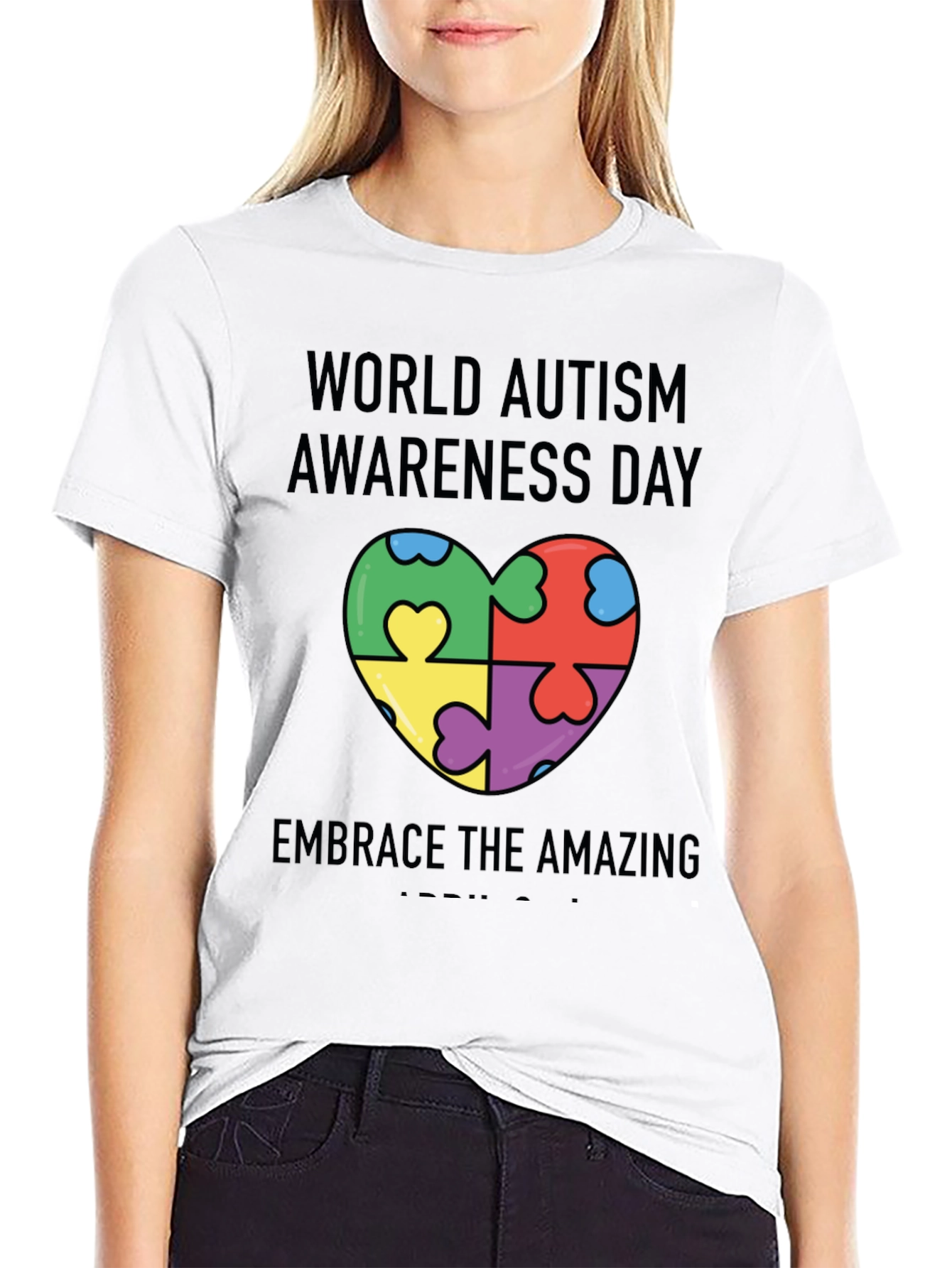 Autism Awareness T-Shirt - Embrace the Amazing