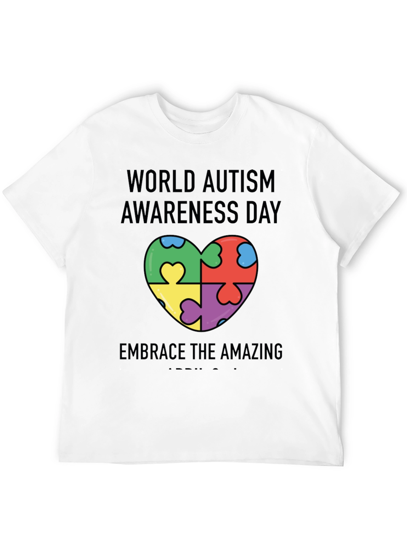 Autism Awareness T-Shirt - Embrace the Amazing