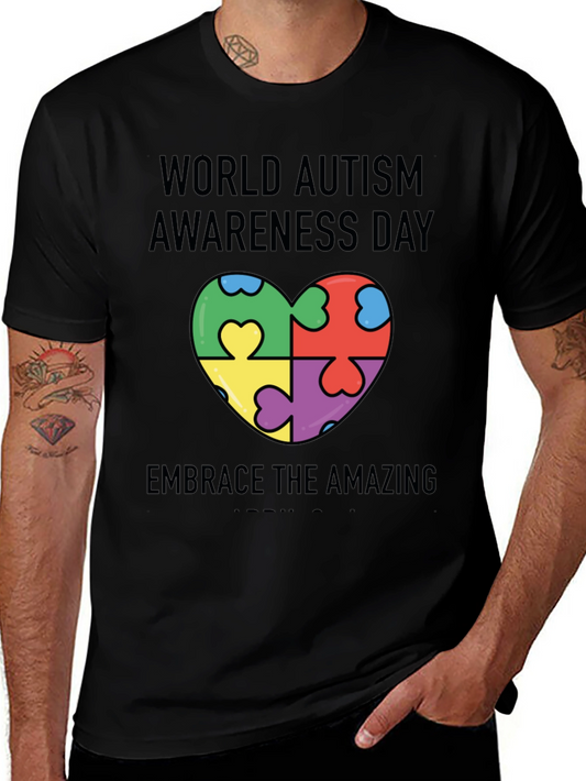 Autism Awareness T-Shirt - Embrace the Amazing