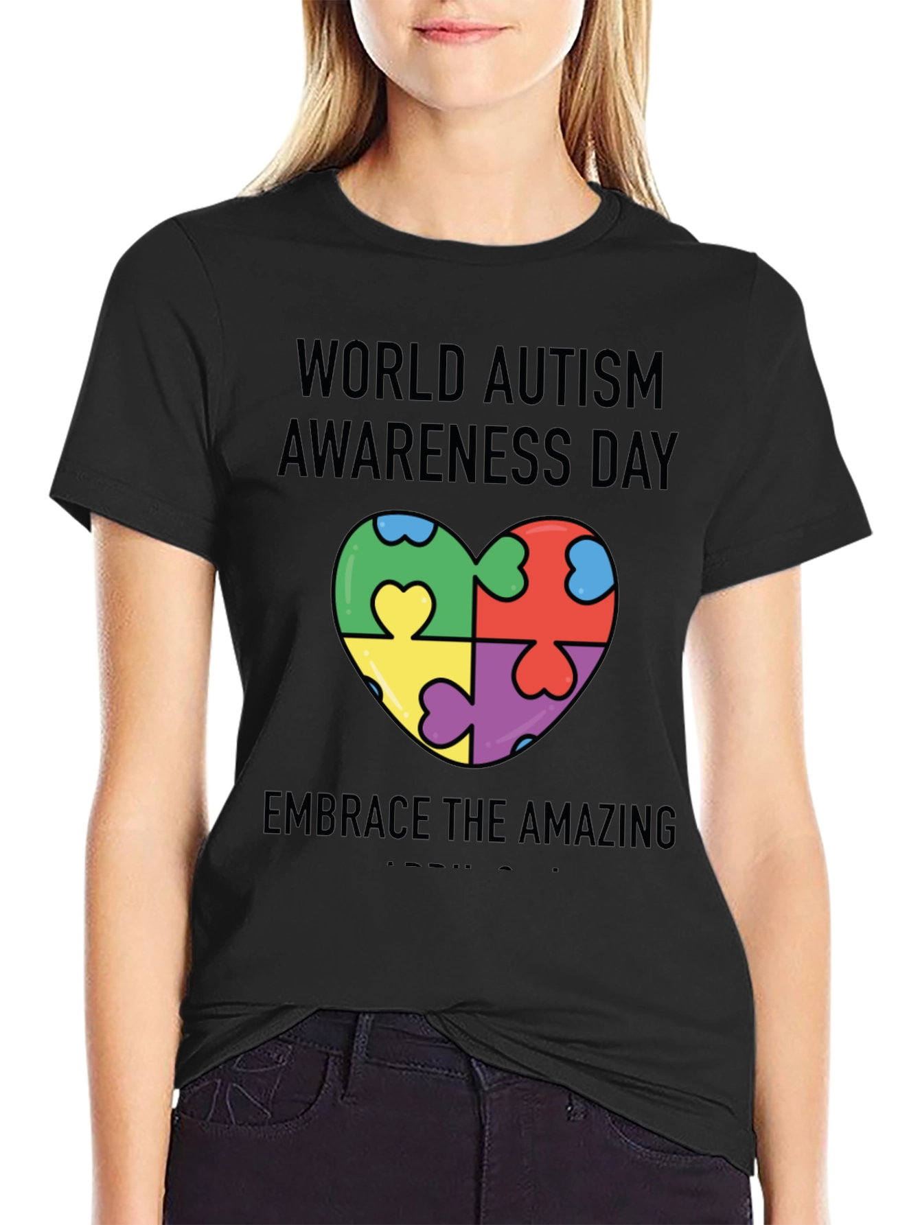 Autism Awareness T-Shirt - Embrace the Amazing