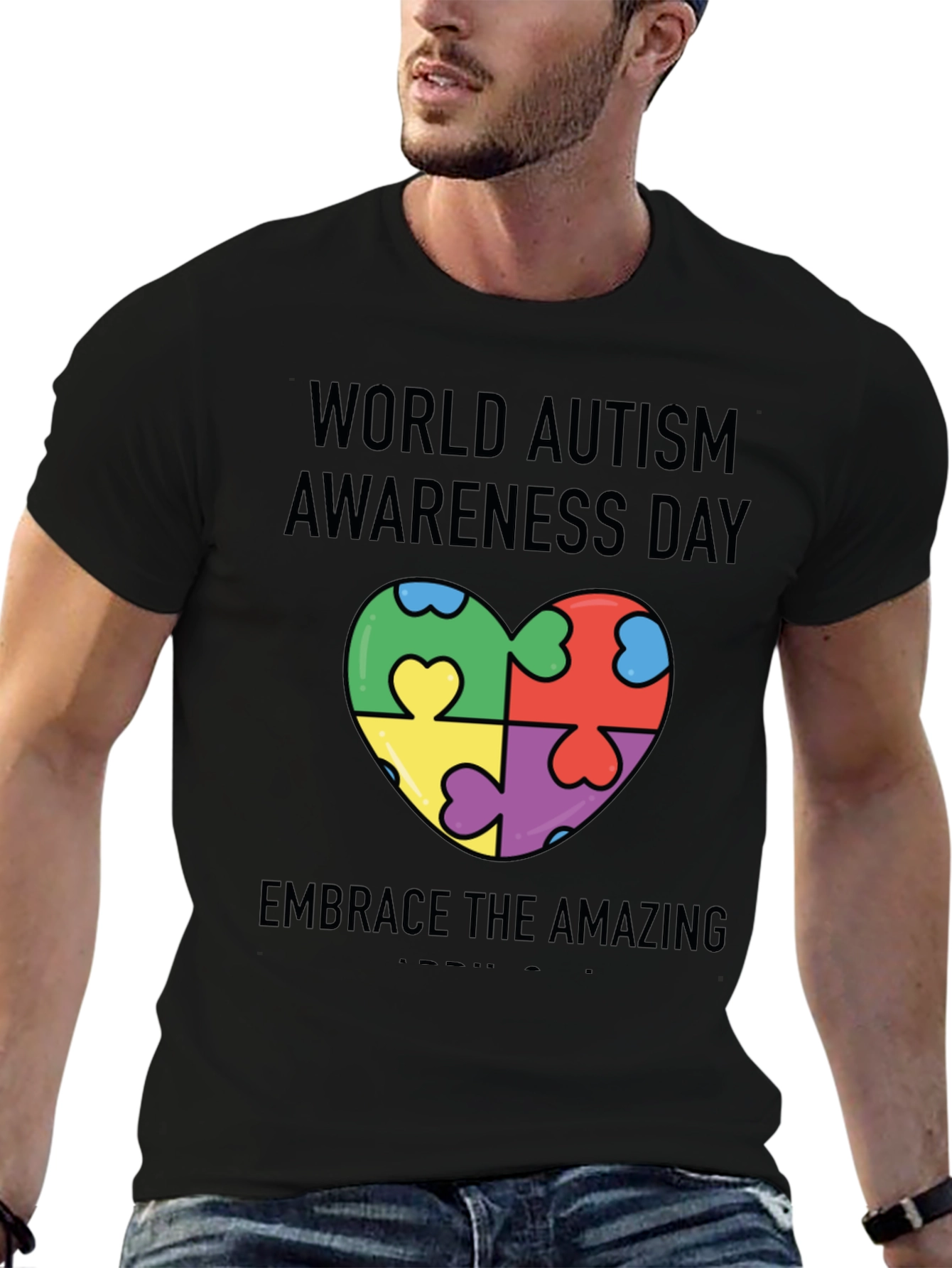 Autism Awareness T-Shirt - Embrace the Amazing