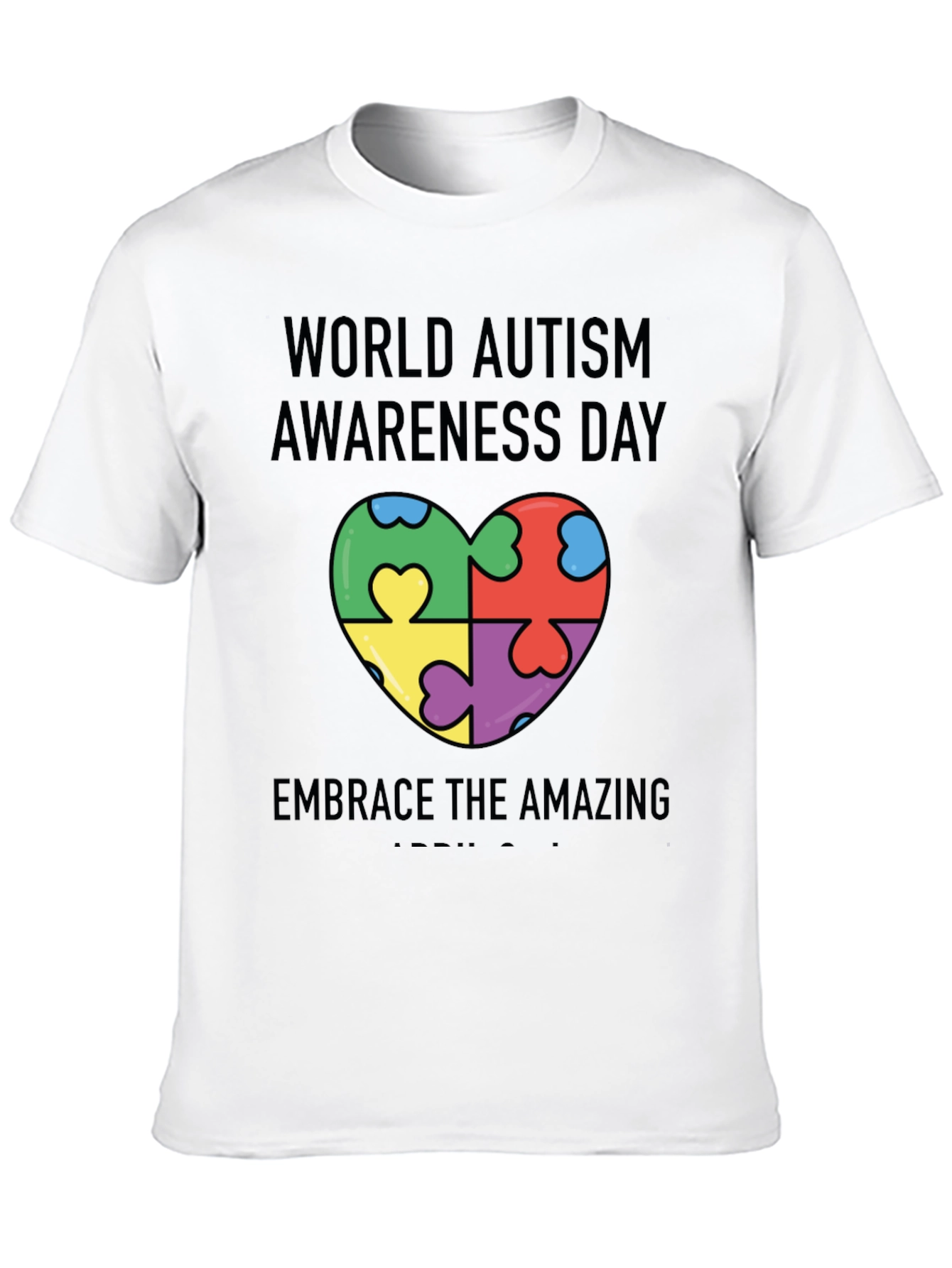 Autism Awareness T-Shirt - Embrace the Amazing