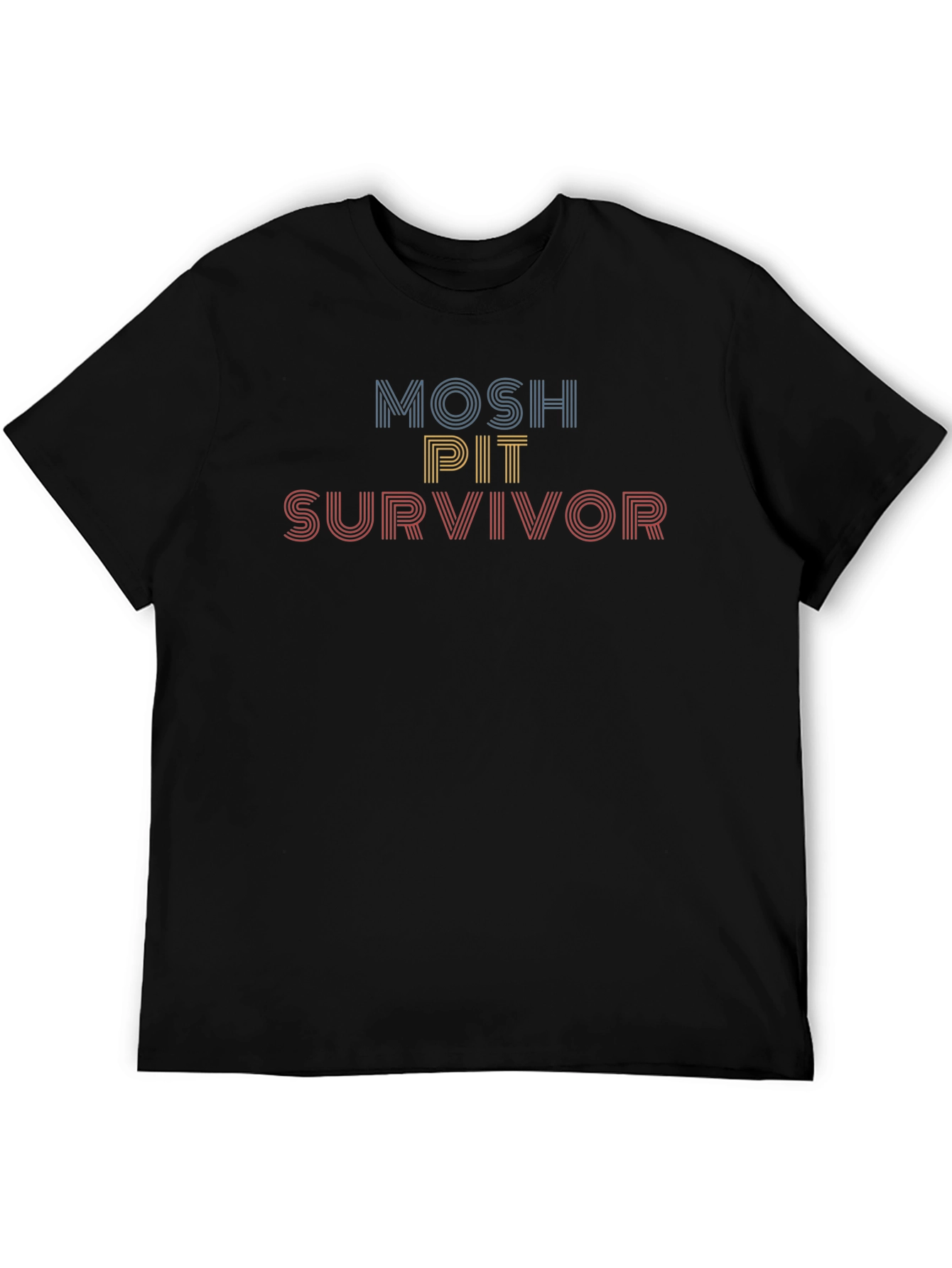 Mosh Pit Survivor Graphic T-Shirt
