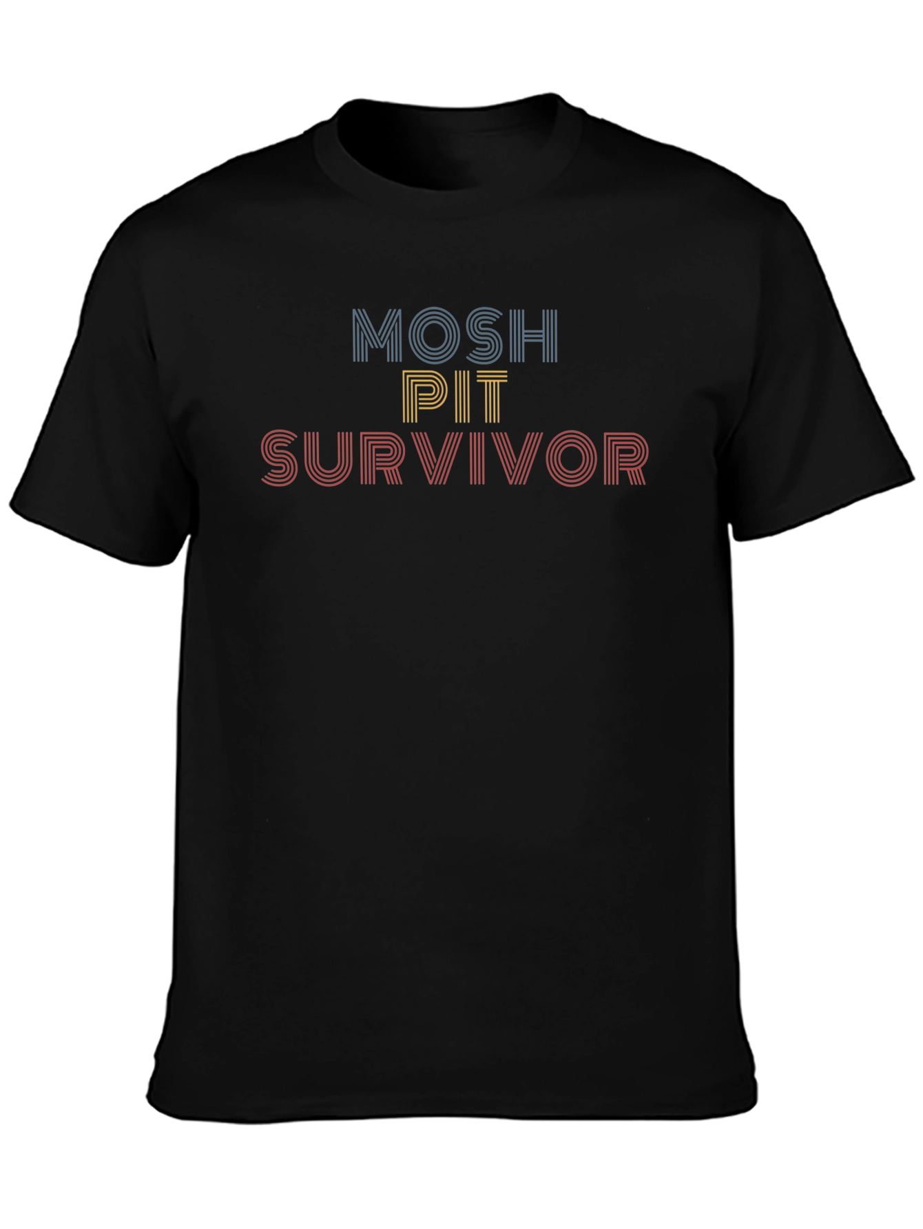 Mosh Pit Survivor Graphic T-Shirt
