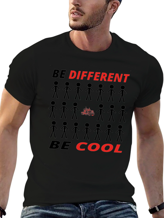Be Different Be Cool Graphic T-Shirt