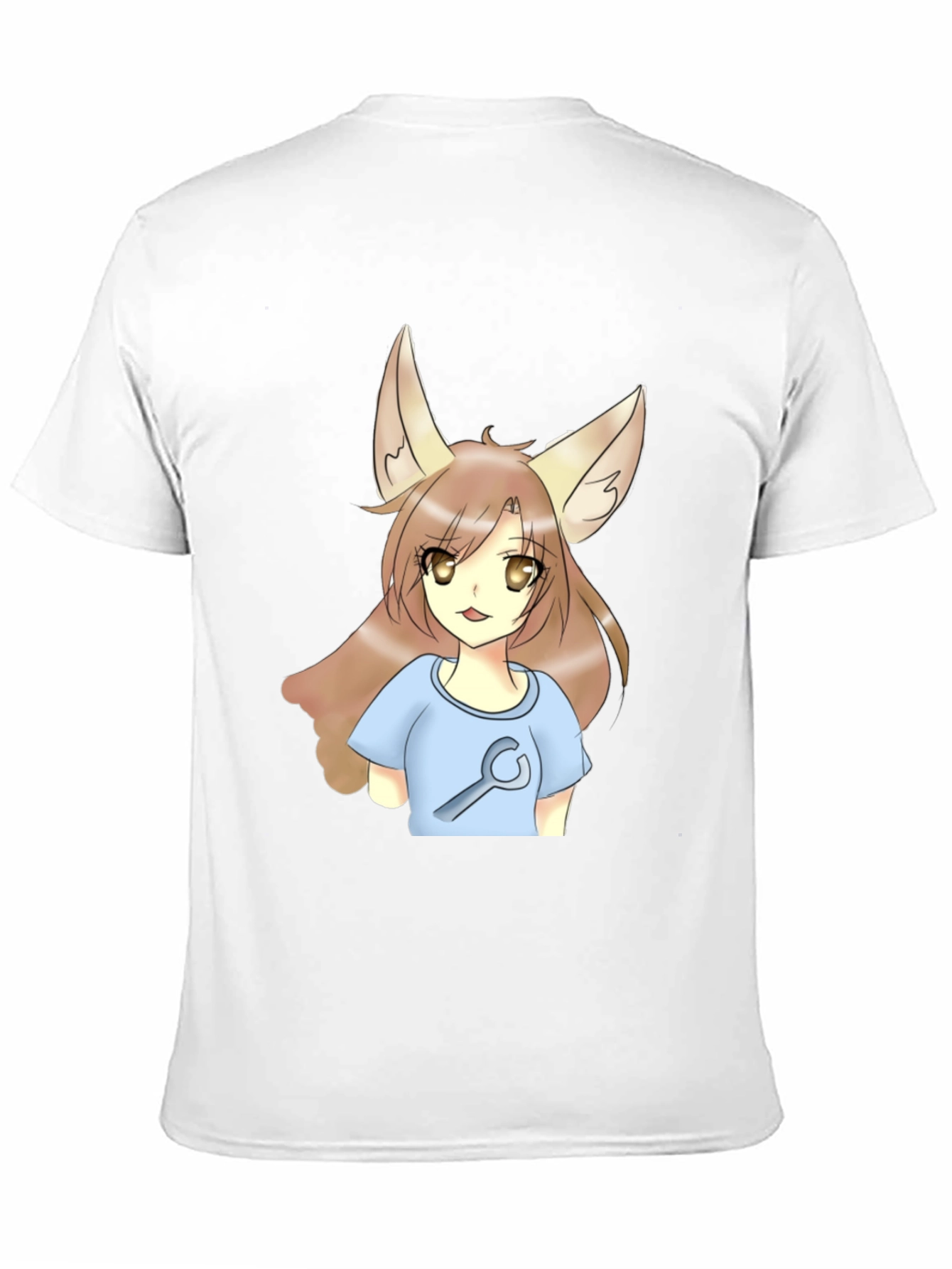 Anime Fox Girl Wrench T-Shirt
