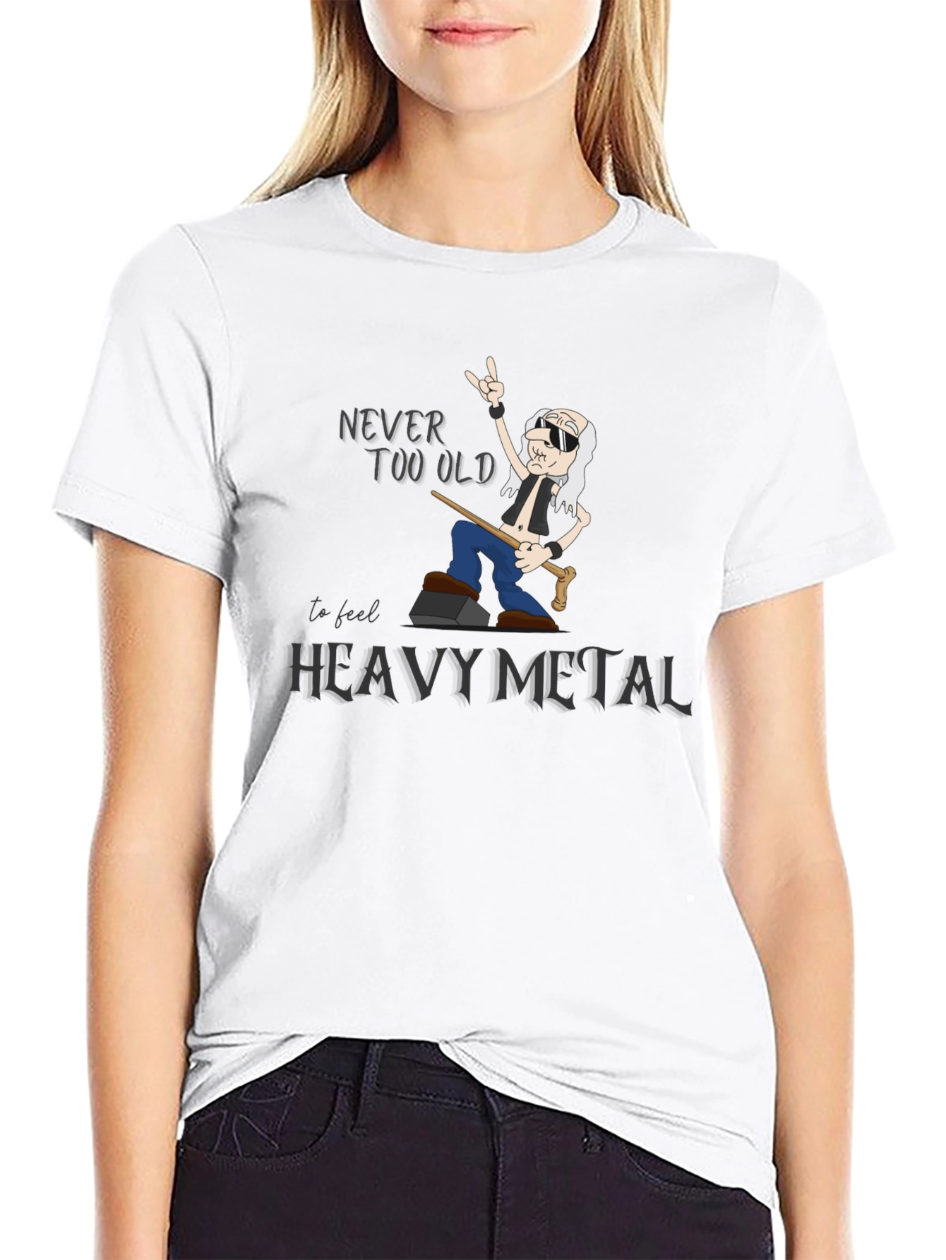 Never Too Old Heavy Metal T-Shirt