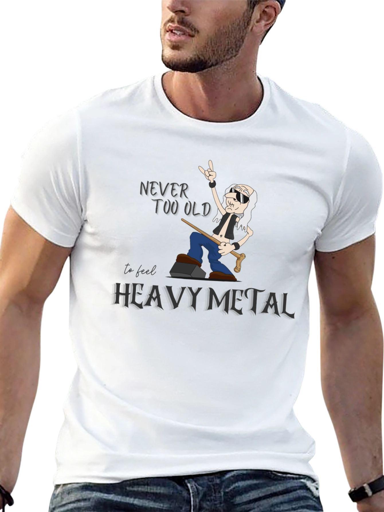 Never Too Old Heavy Metal T-Shirt