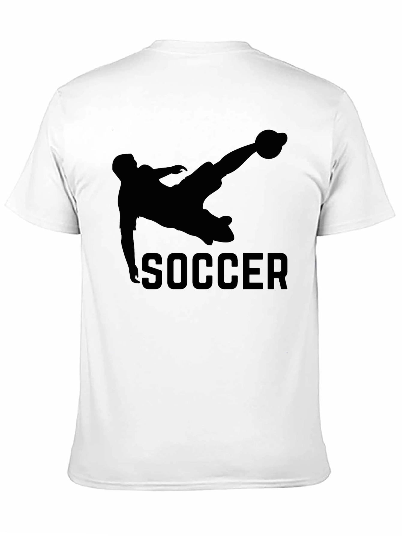 Soccer Kick Graphic Tee - Black