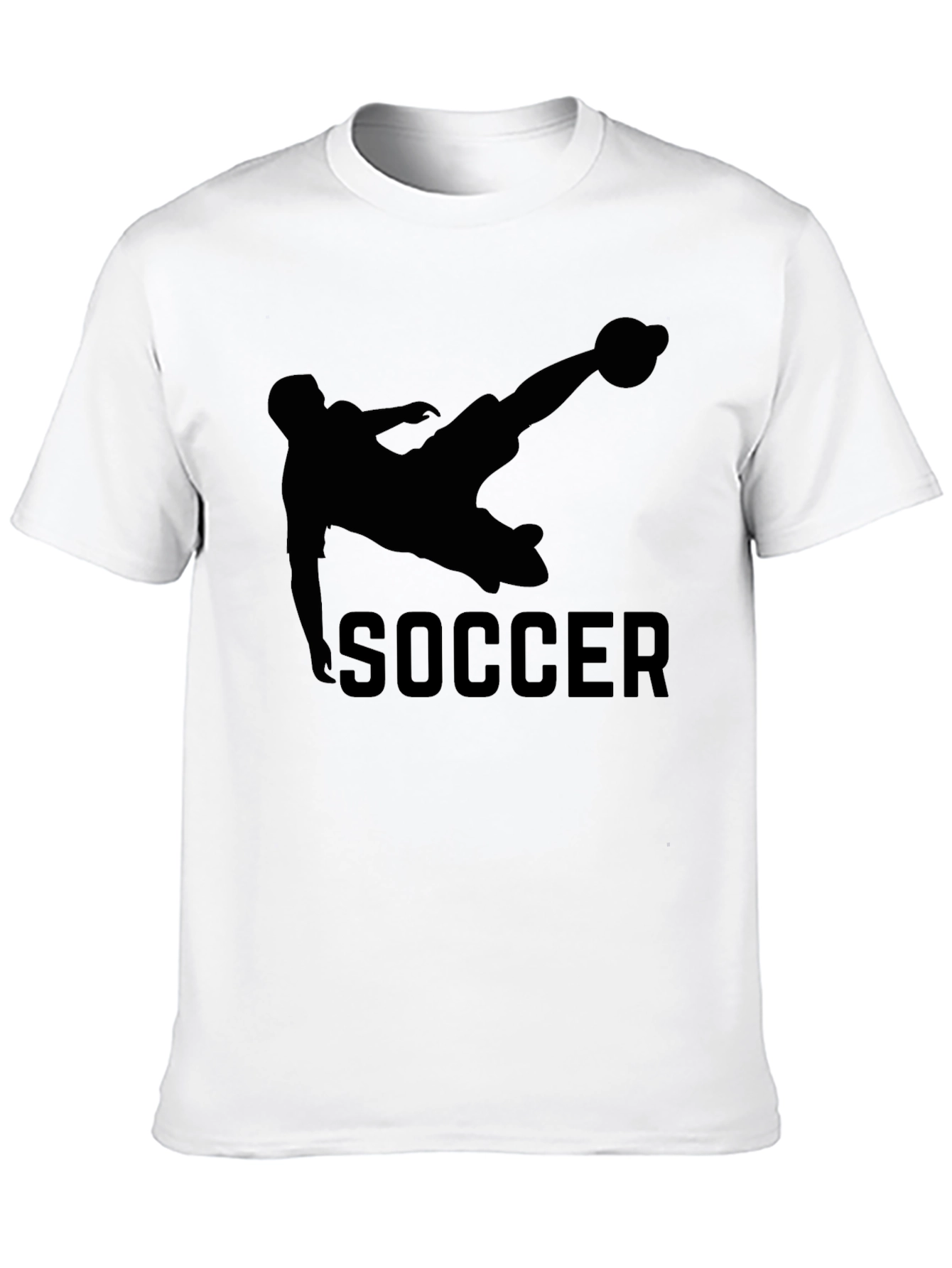 Soccer Kick Graphic Tee - Black