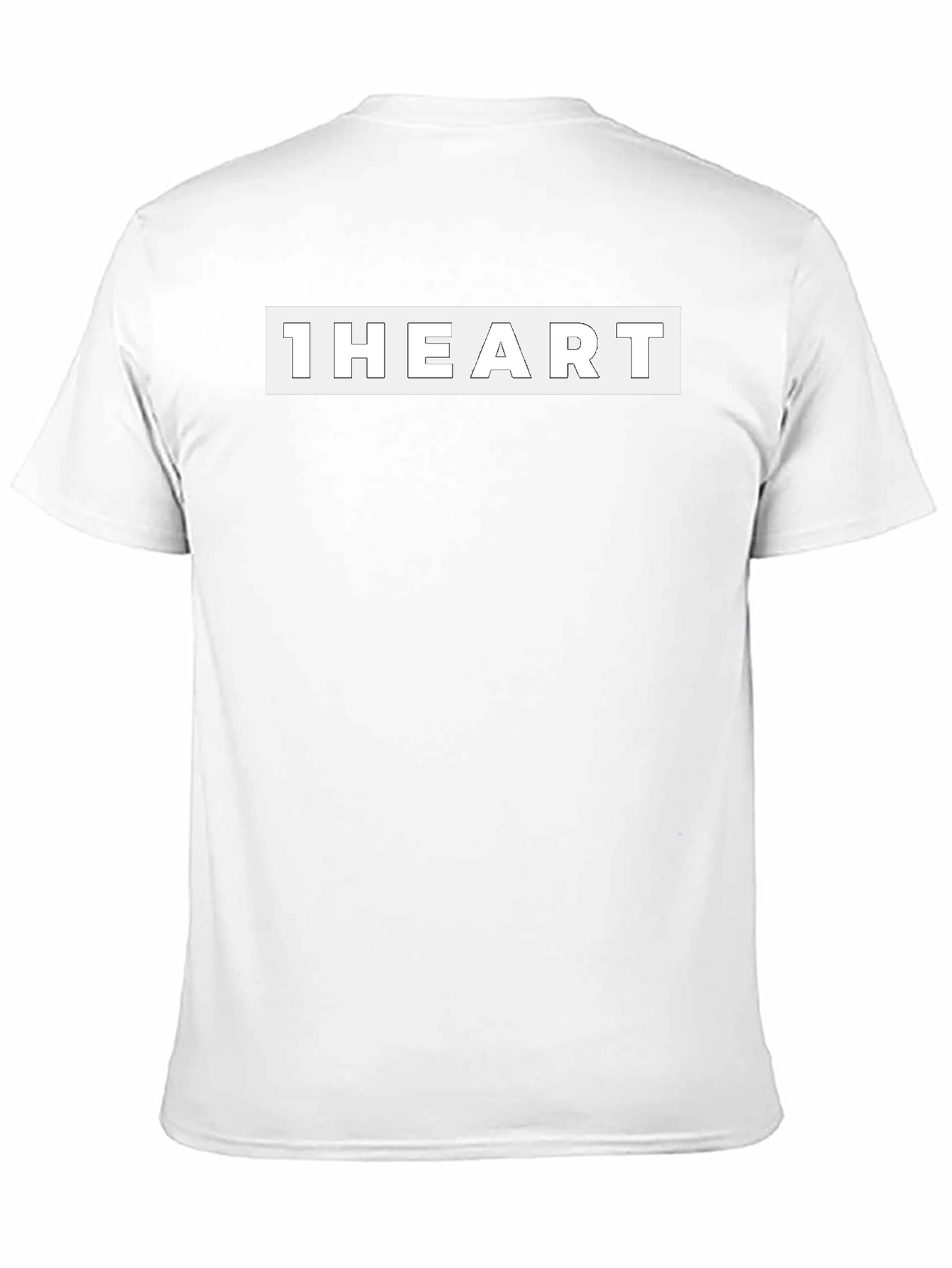 Black 1HEART Graphic Tee - Modern Casual