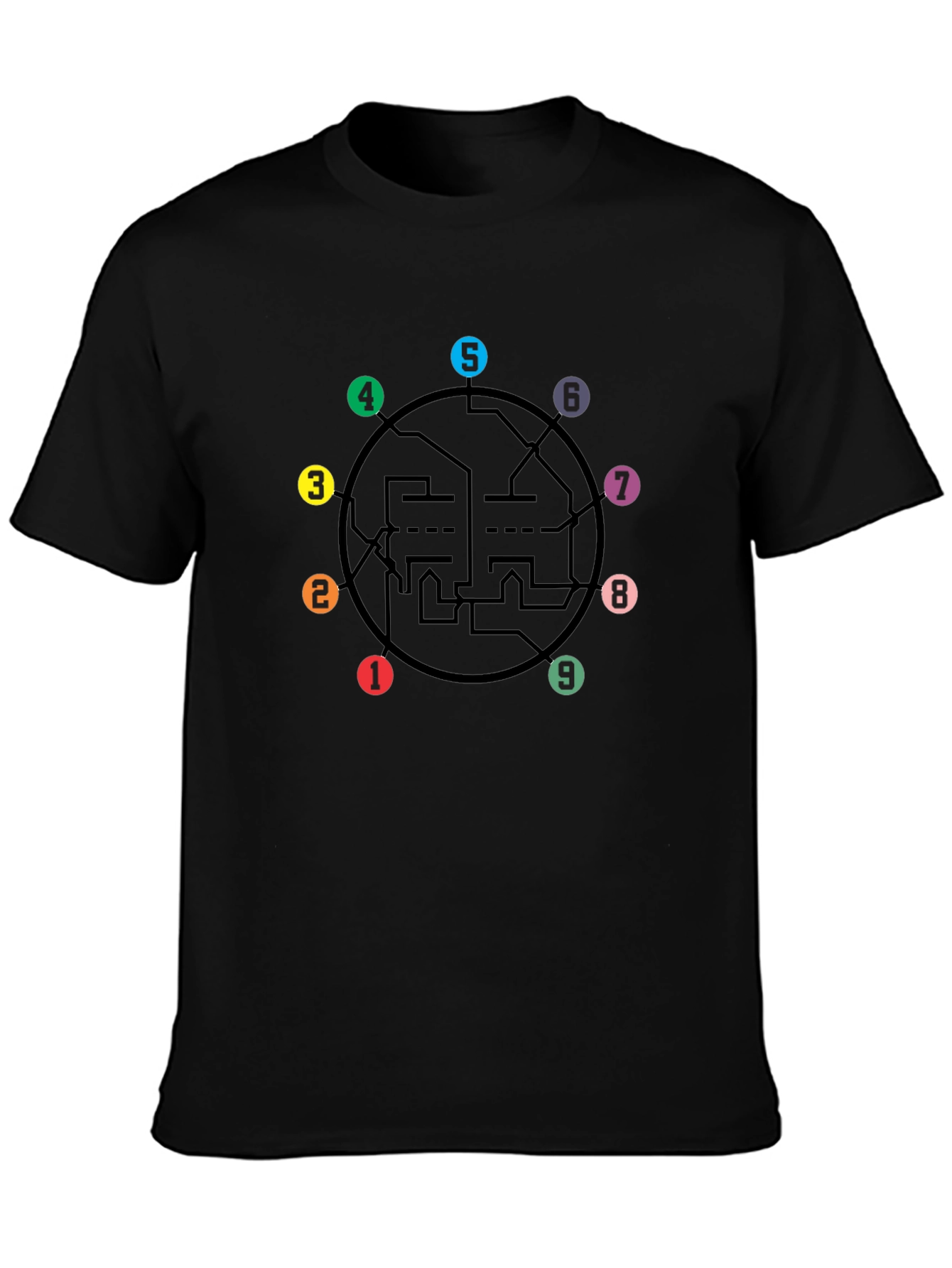 Vacuum Tube Circuit T-Shirt - Black Graphic Tee