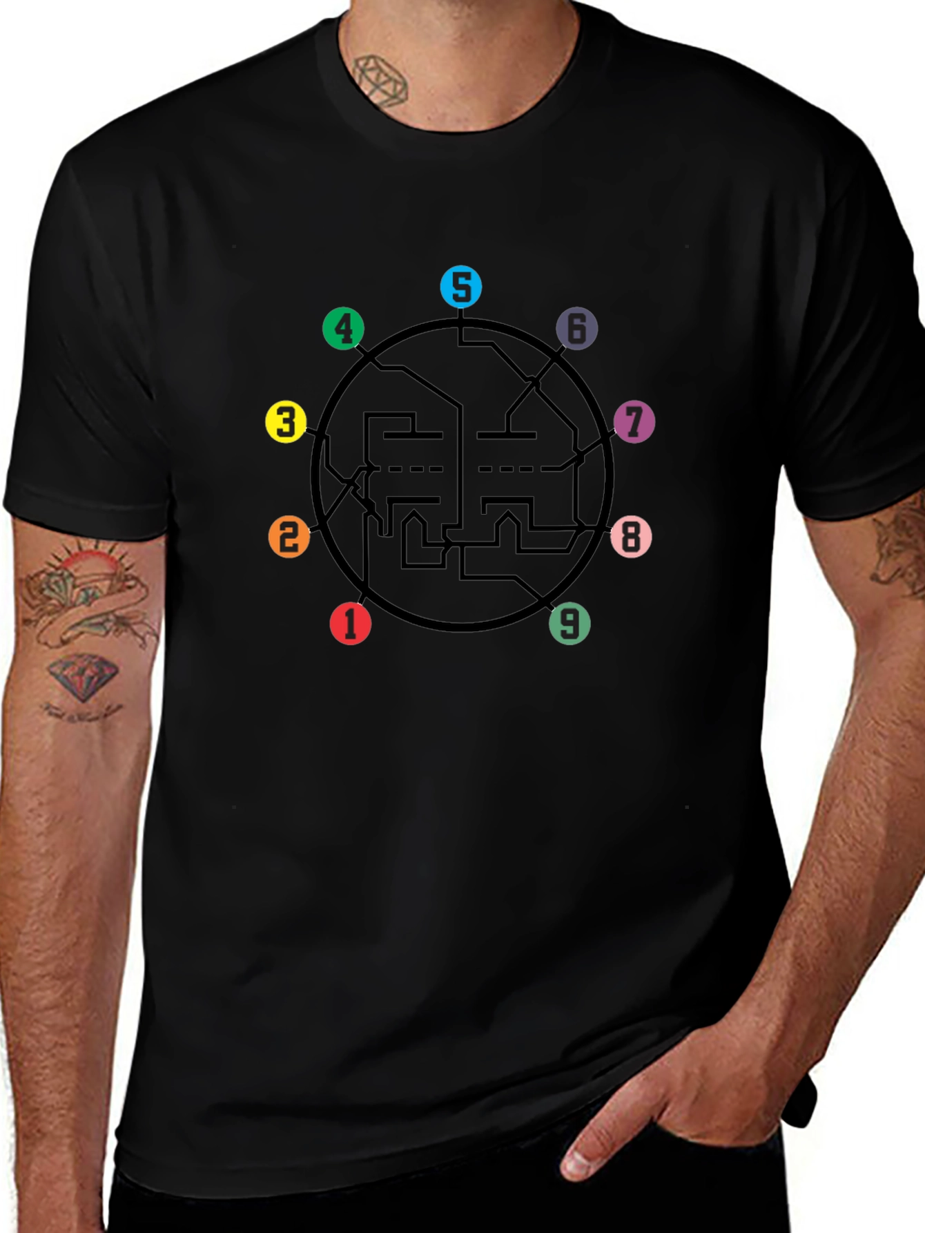 Vacuum Tube Circuit T-Shirt - Black Graphic Tee