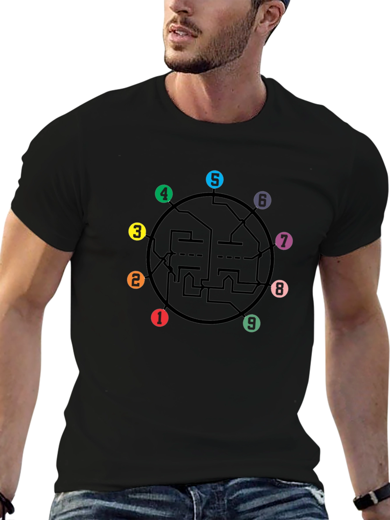 Vacuum Tube Circuit T-Shirt - Black Graphic Tee