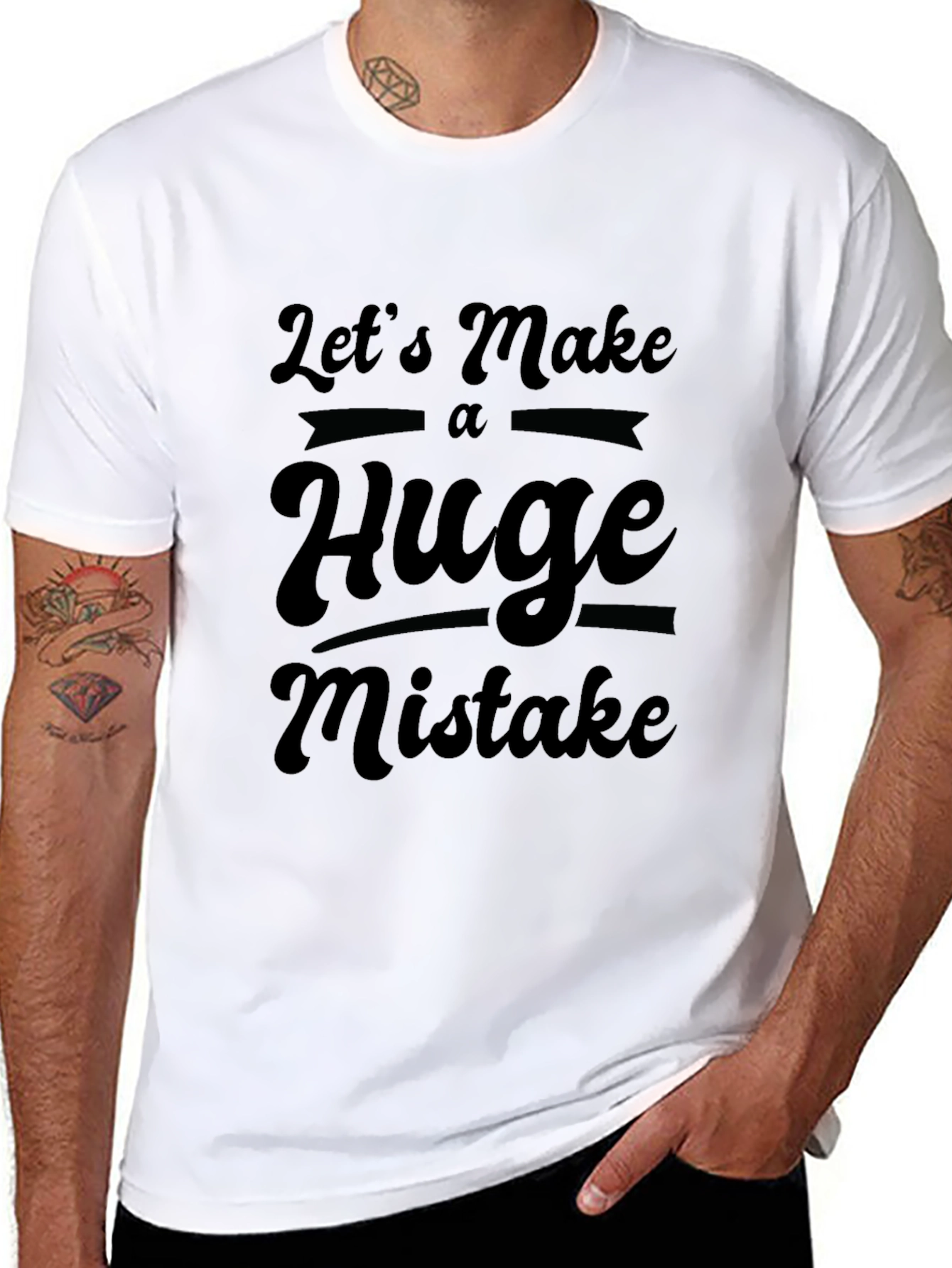 Funny Huge Mistake Graphic Tee