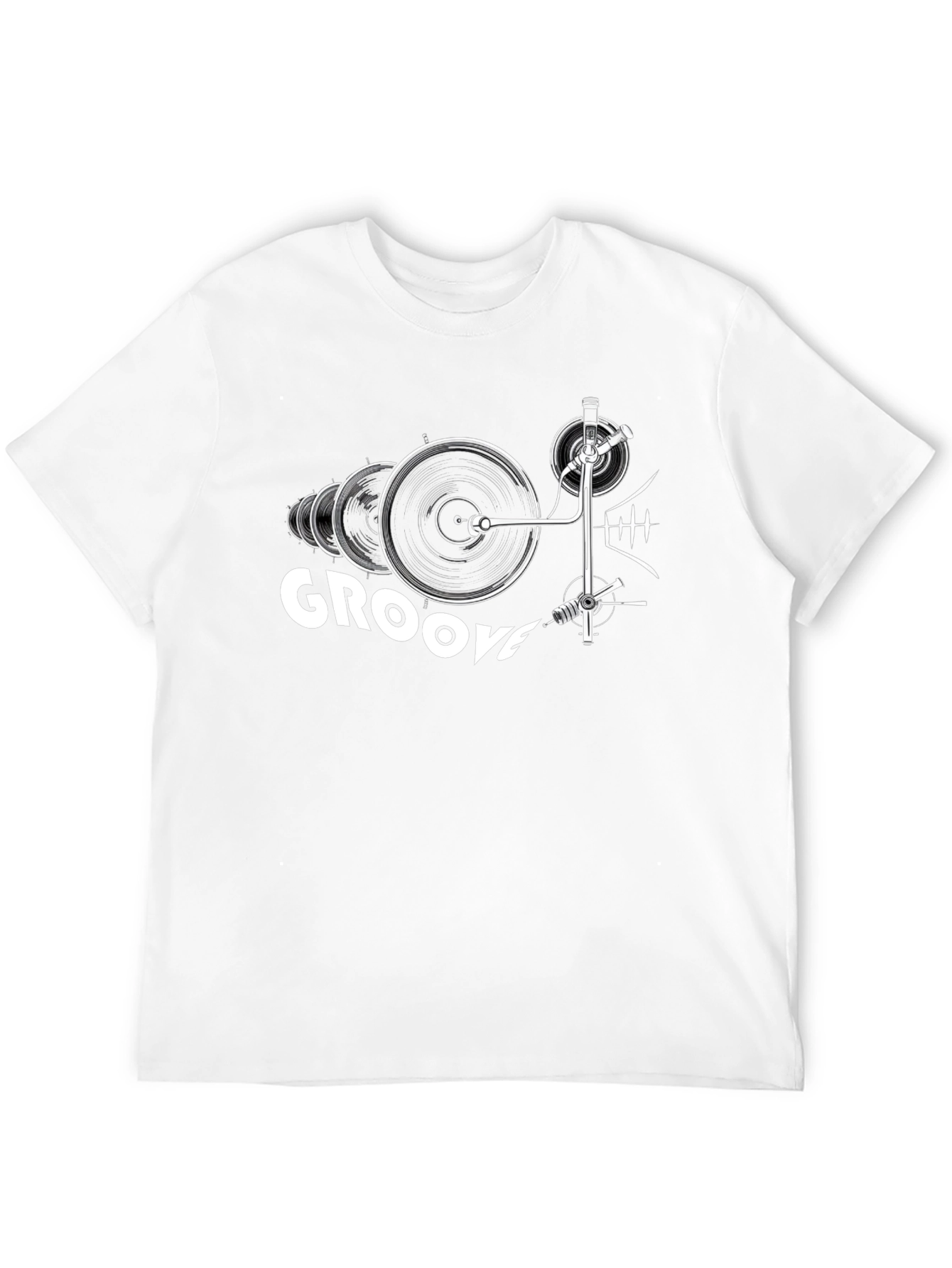 Groove Record Player Graphic Tee