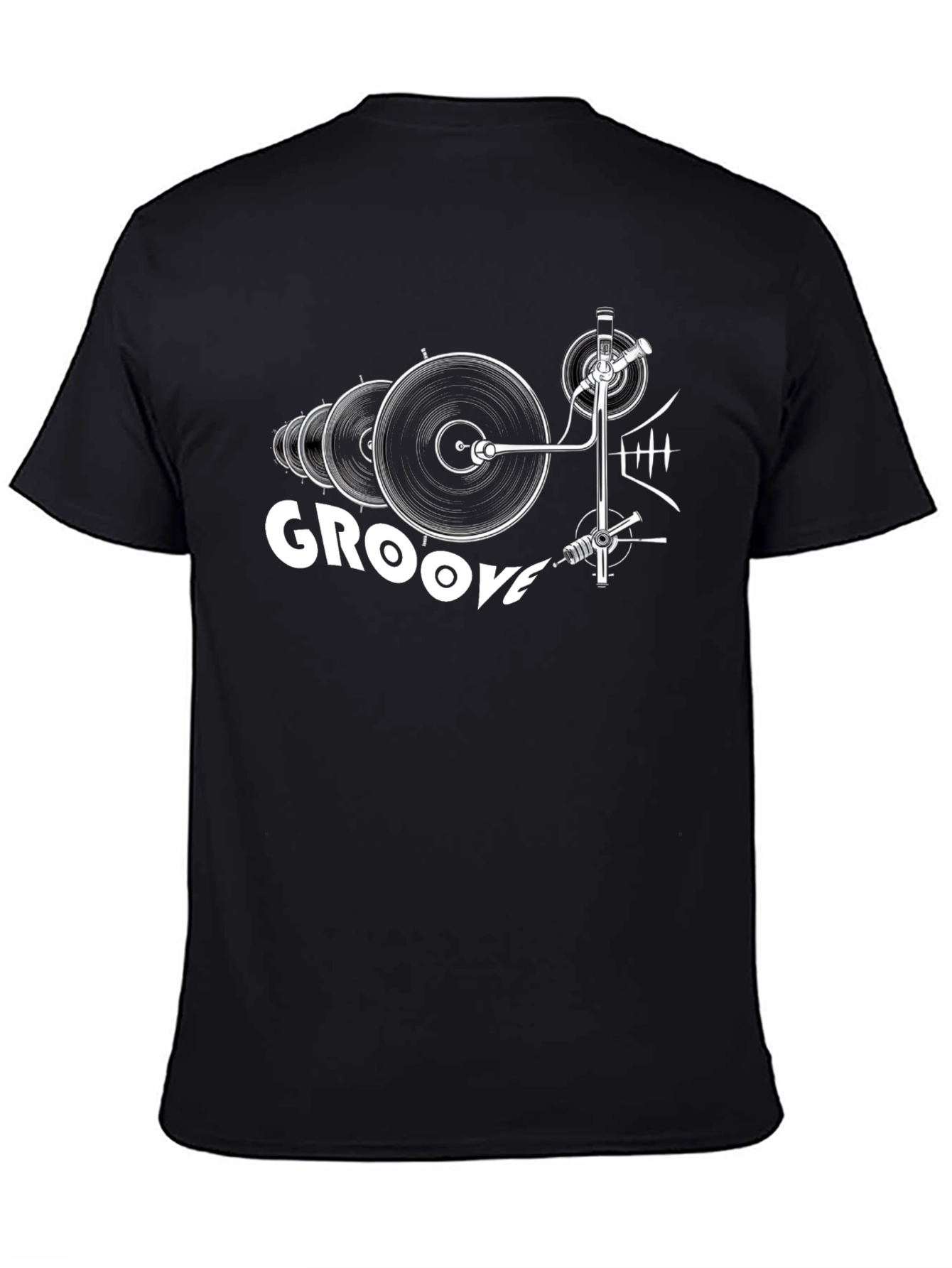 Groove Record Player Graphic Tee