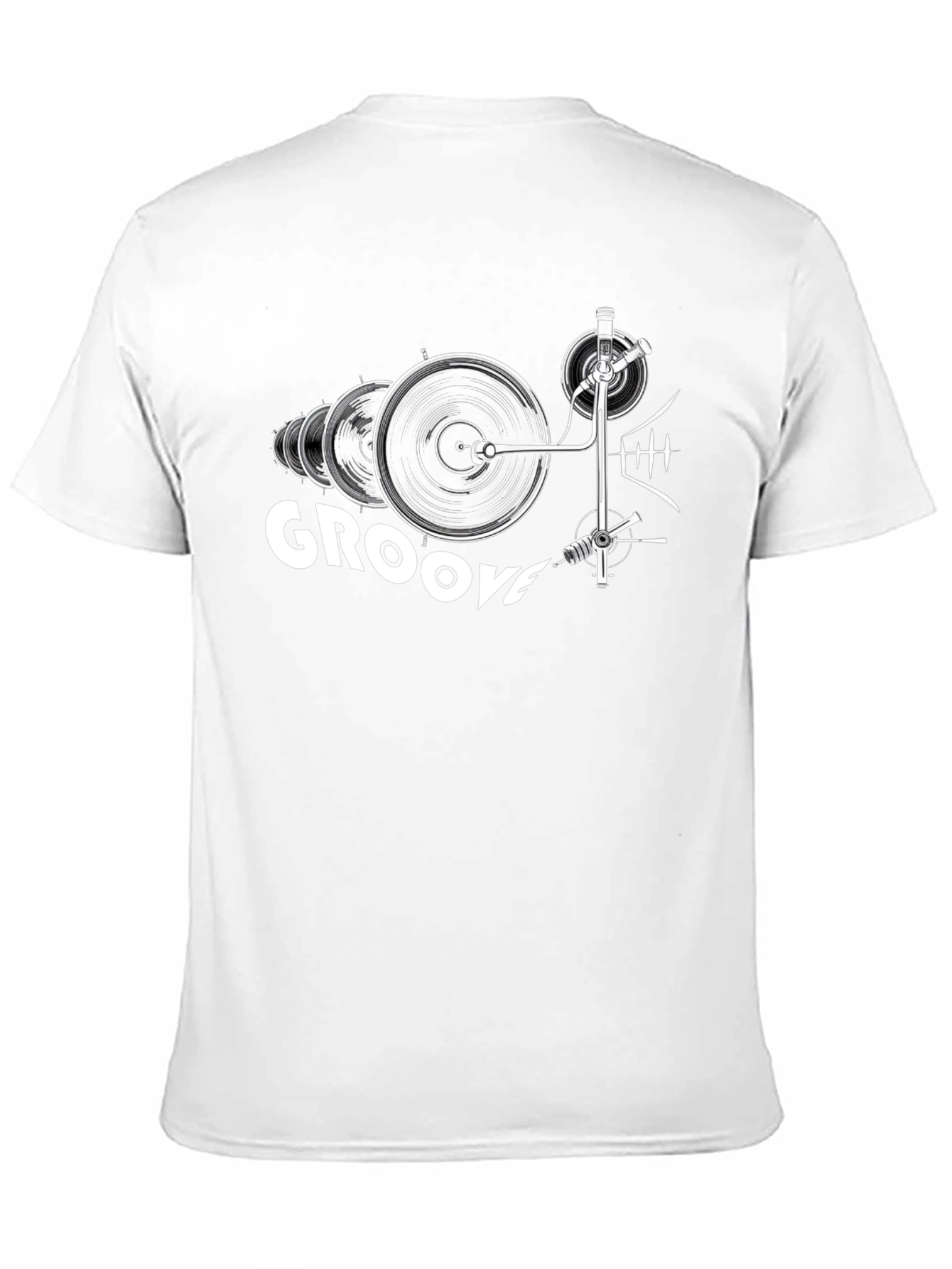 Groove Record Player Graphic Tee