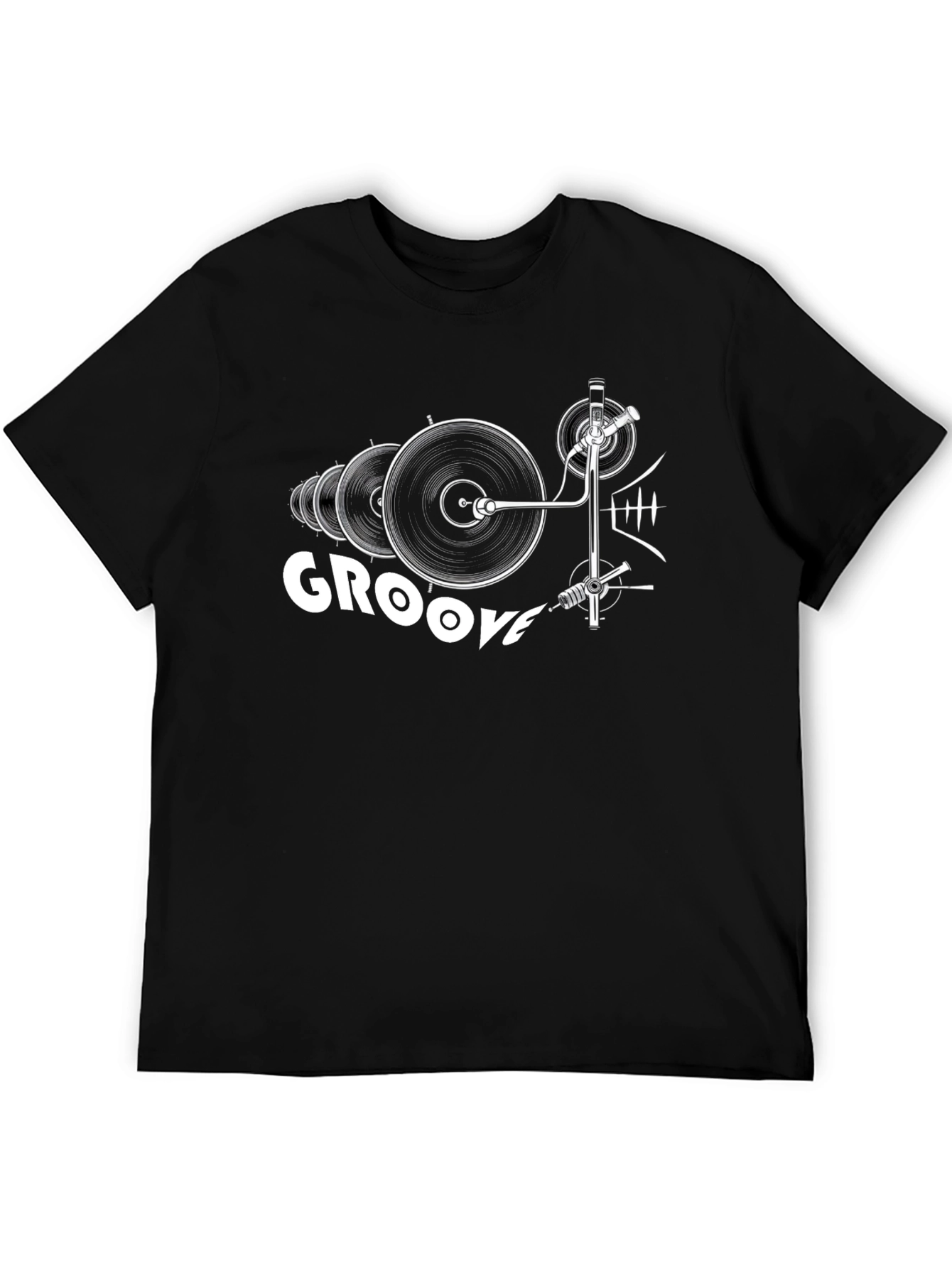 Groove Record Player Graphic Tee