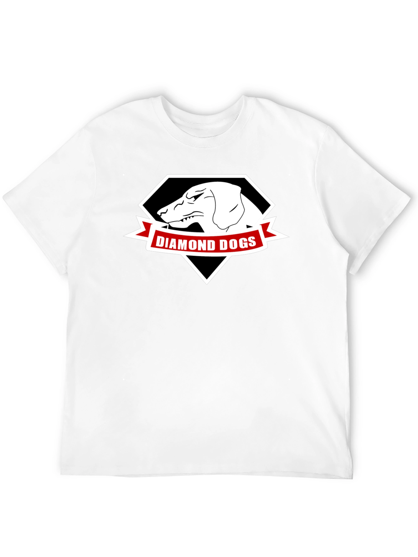 Diamond Dogs Graphic T-Shirt - Black Cotton Tee