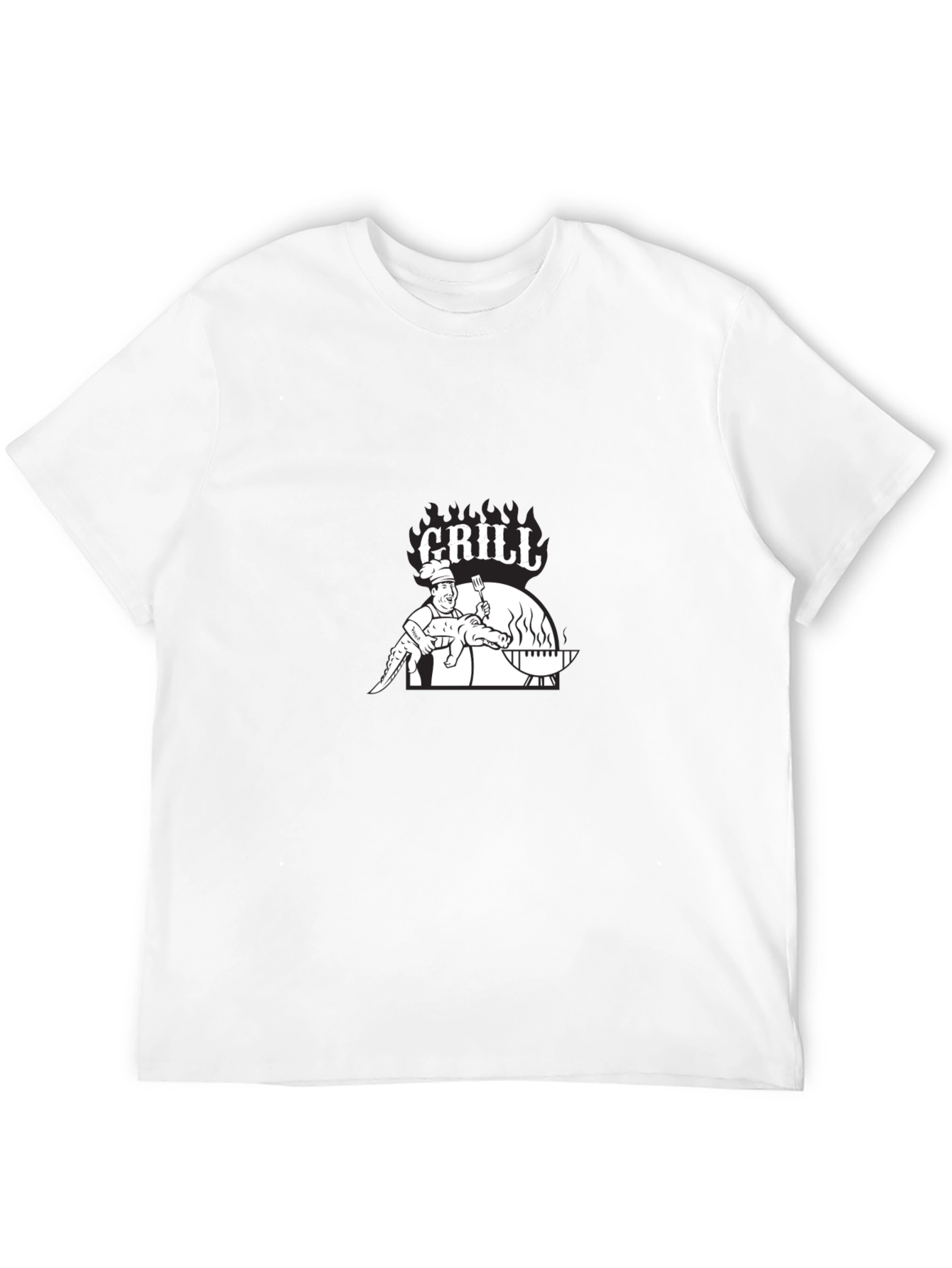Grill Alligator Graphic Tee - BBQ T-Shirt
