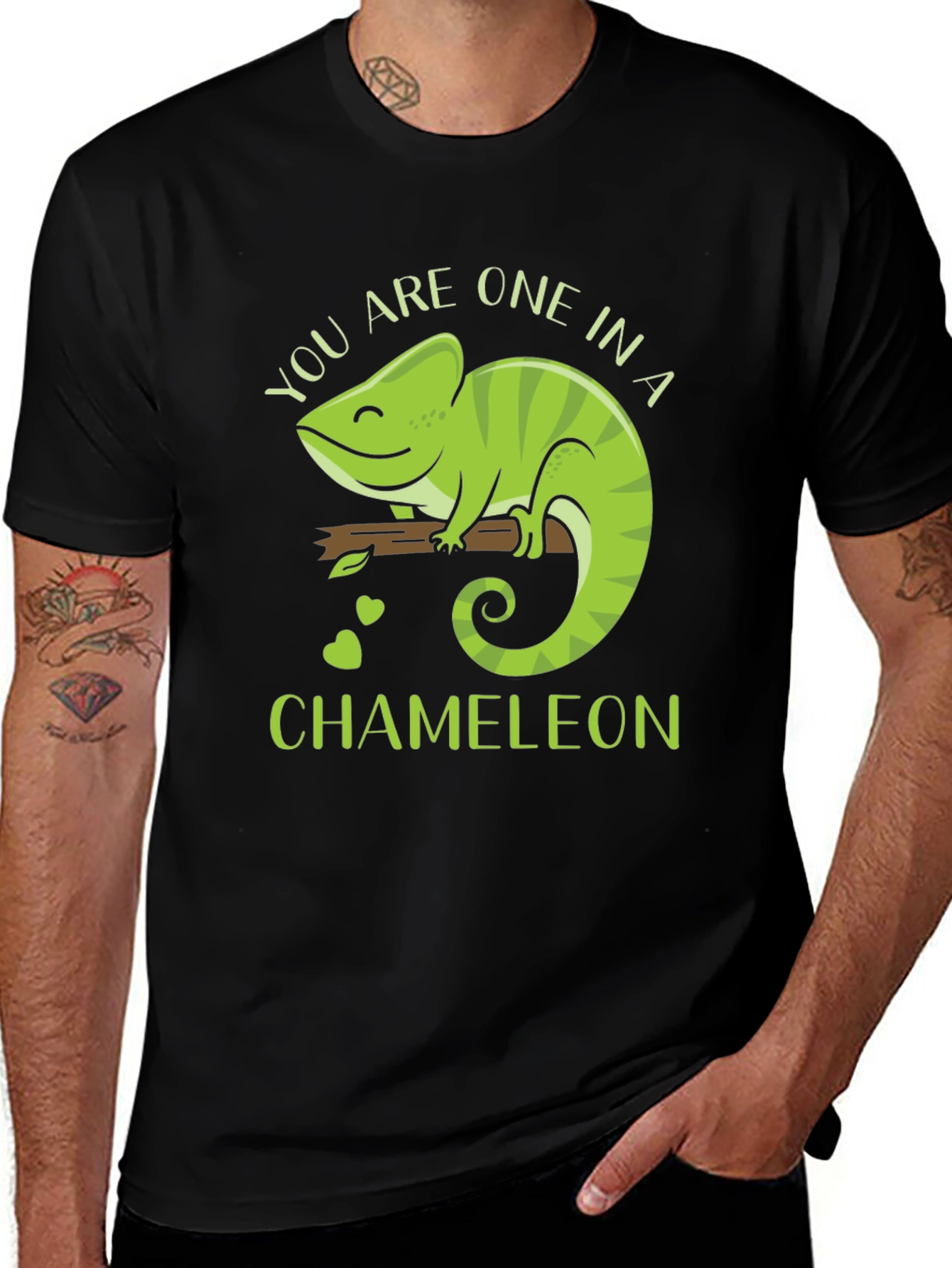 You Are One in a Chameleon Graphic T-Shirt