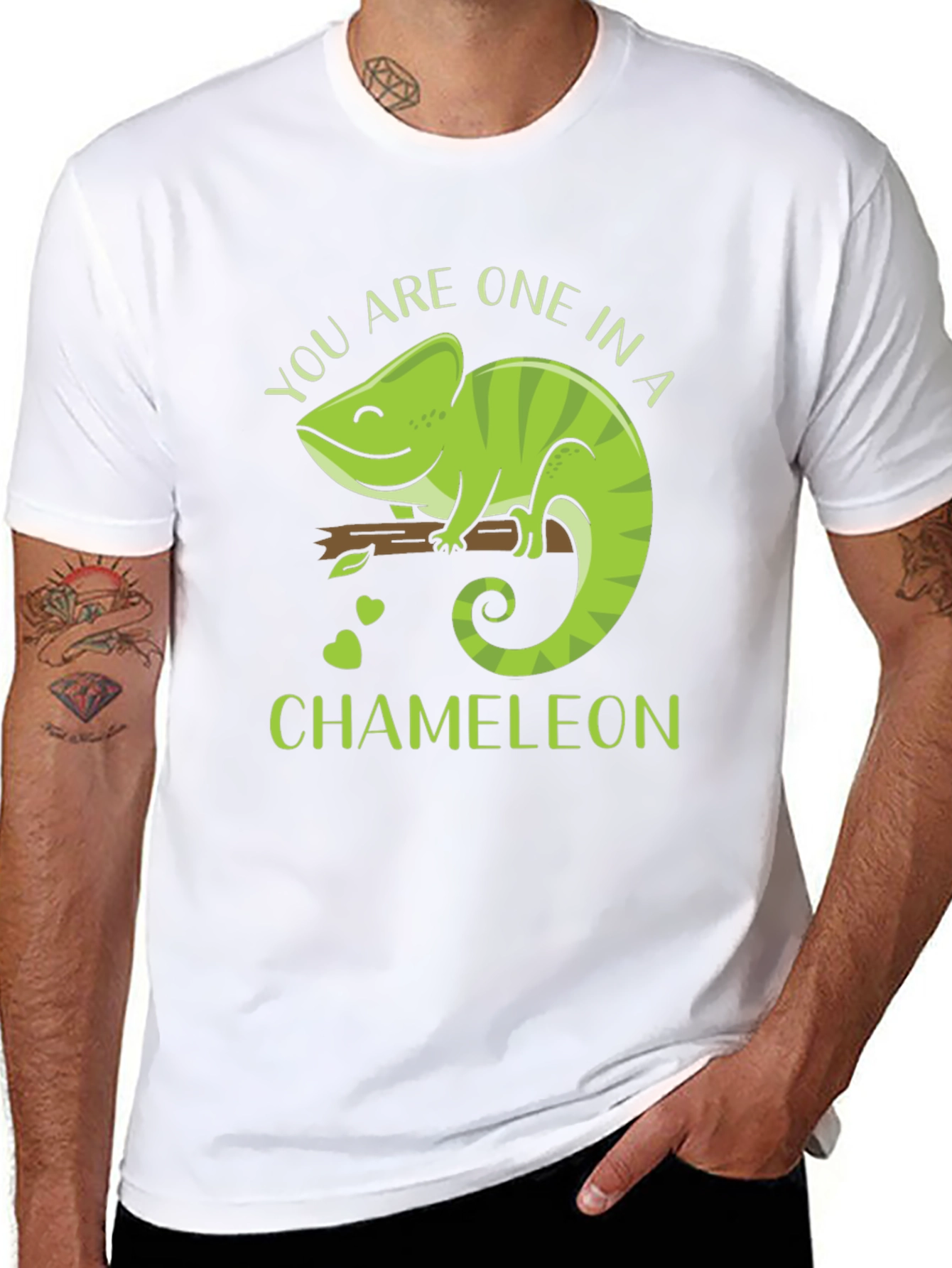 You Are One in a Chameleon Graphic T-Shirt