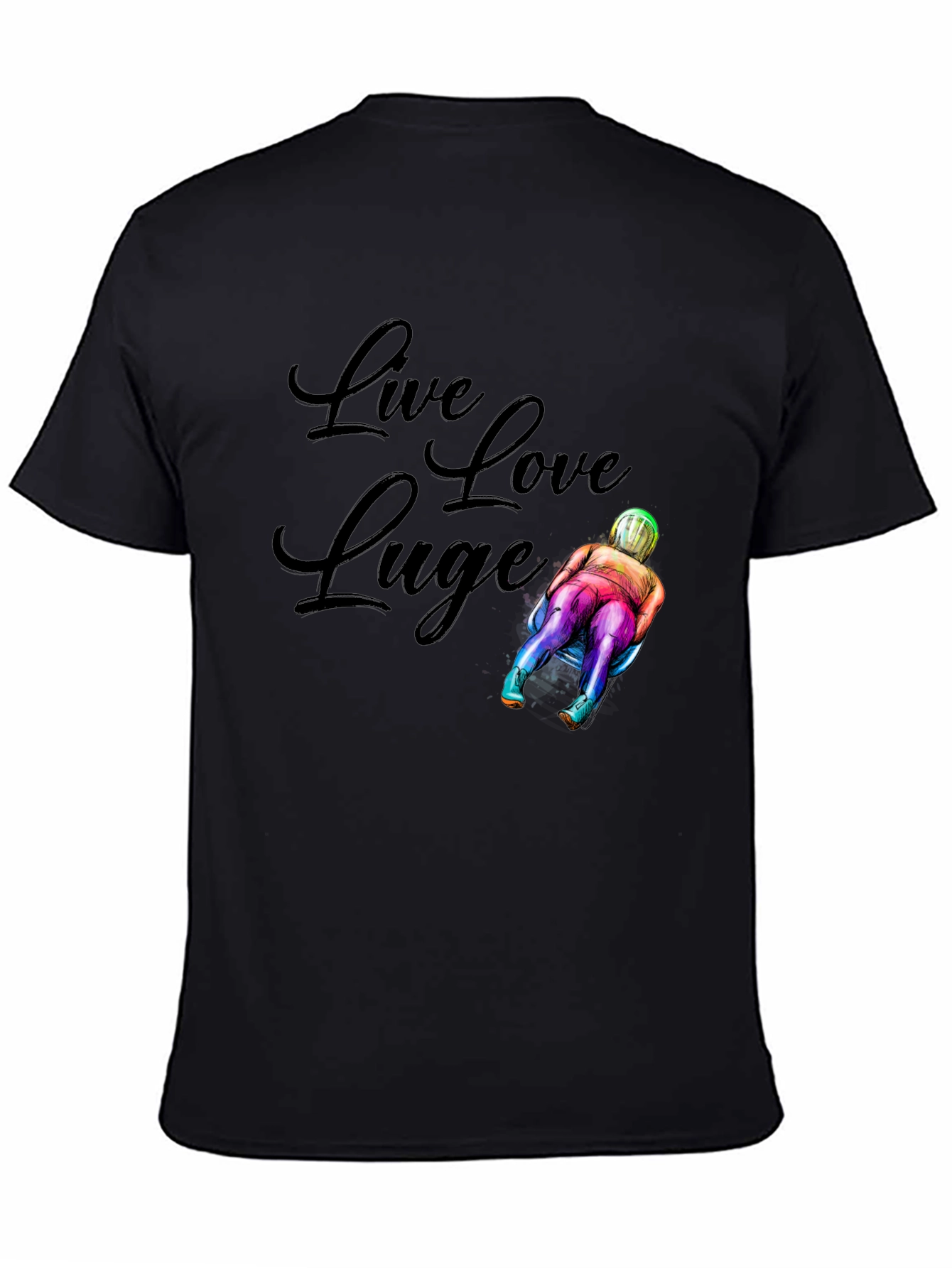 Live Love Luge Graphic T-Shirt