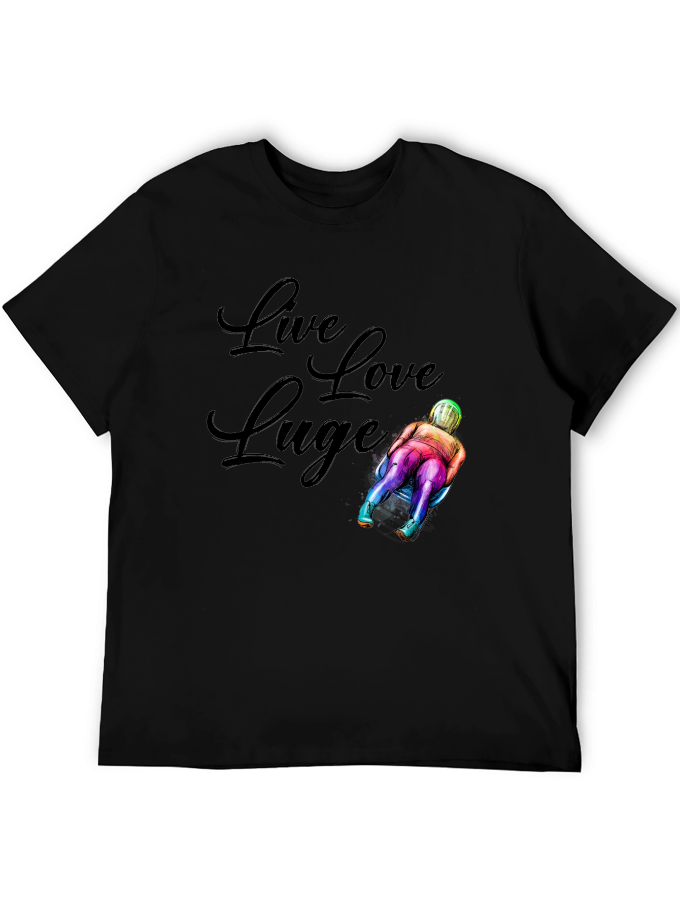Live Love Luge Graphic T-Shirt