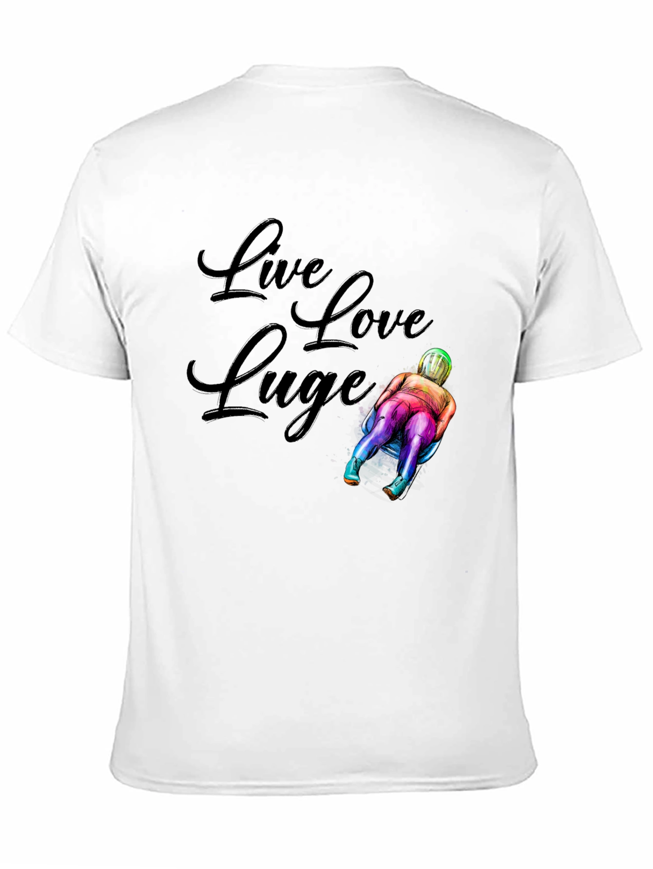 Live Love Luge Graphic T-Shirt