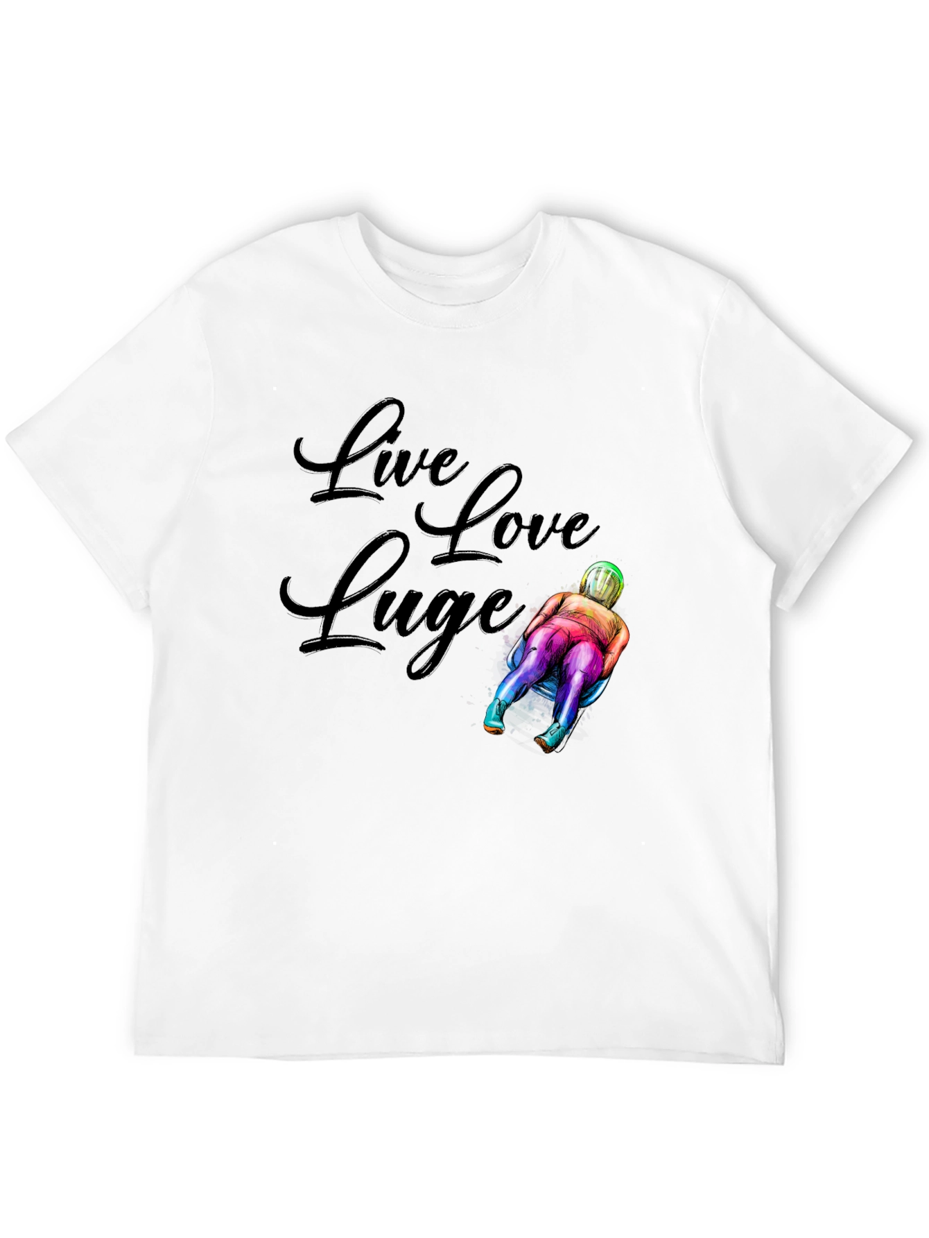 Live Love Luge Graphic T-Shirt