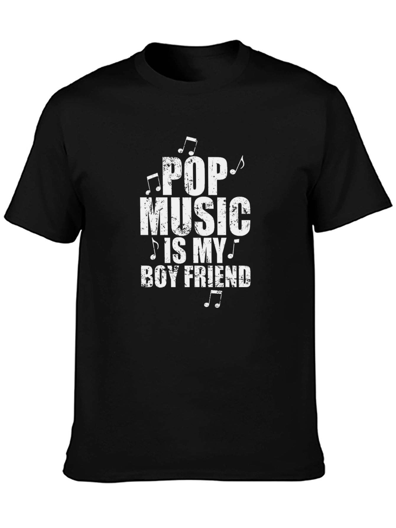 Pop Music Is My Boyfriend Graphic T-Shirt