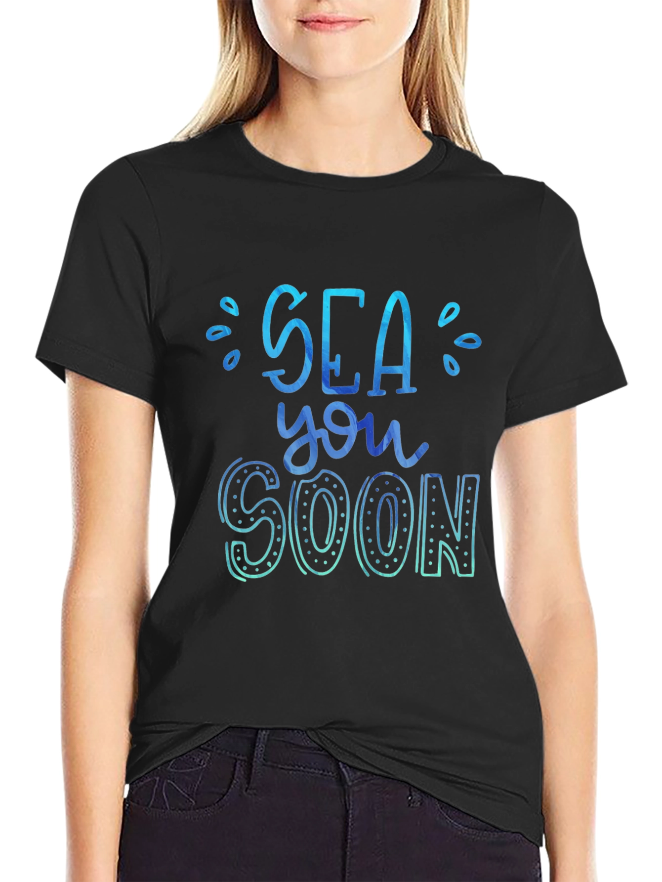 Sea You Soon Graphic Print Tee