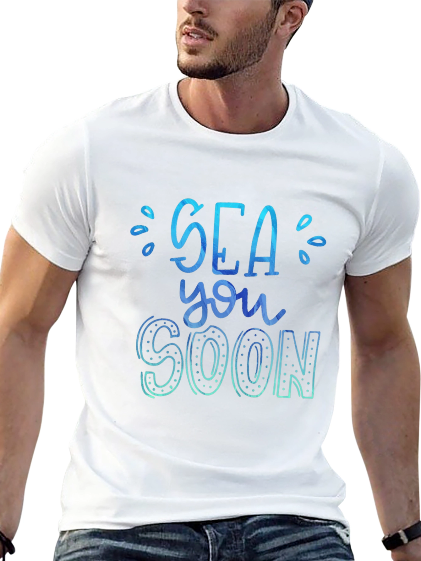Sea You Soon Graphic Print Tee