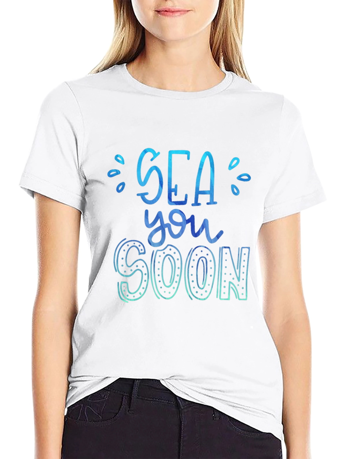 Sea You Soon Graphic Print Tee