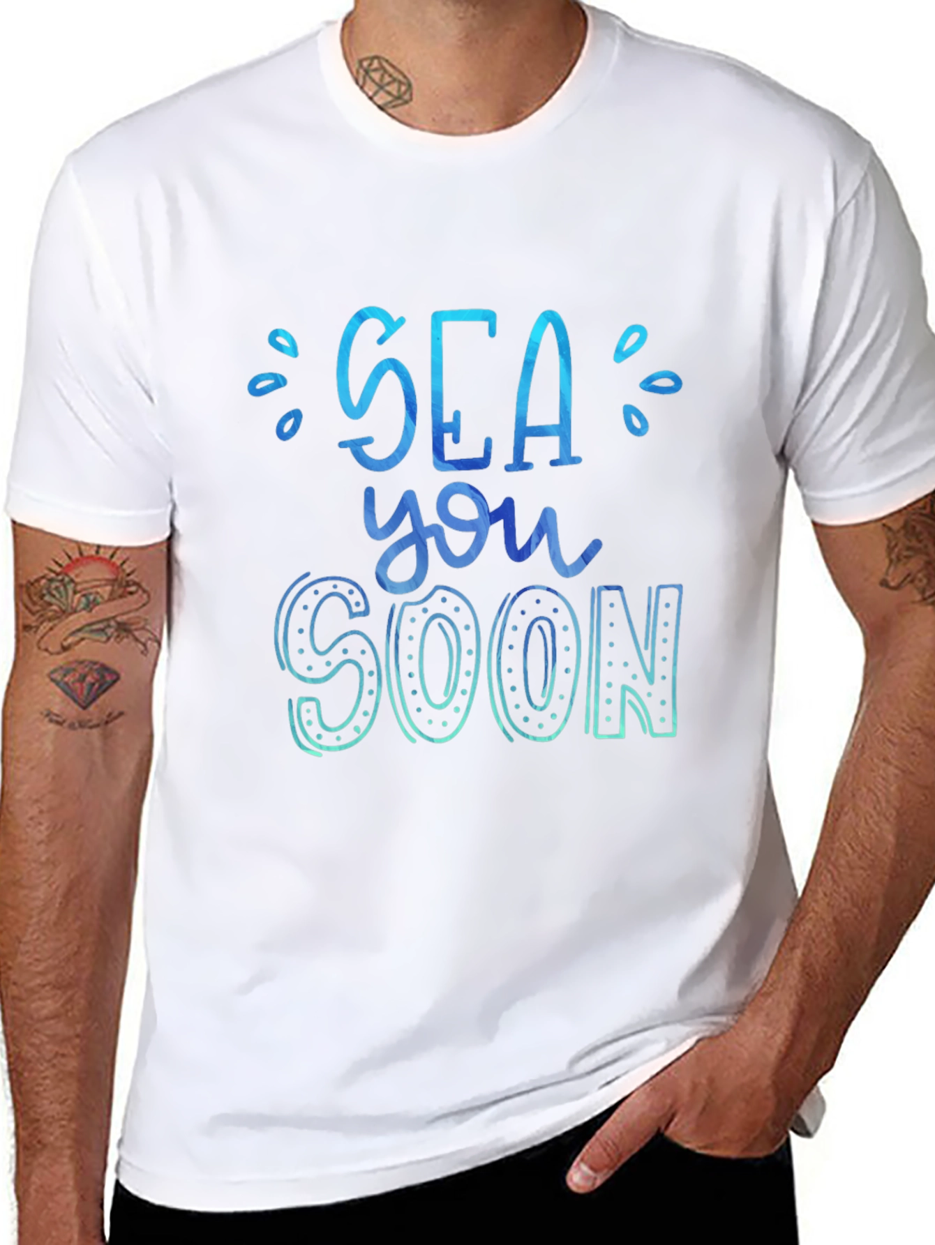 Sea You Soon Graphic Print Tee