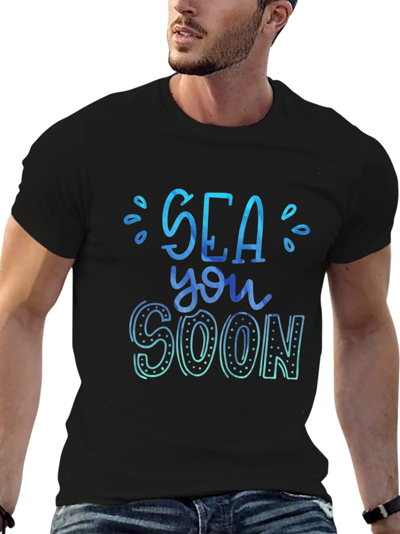 Sea You Soon Graphic Print Tee