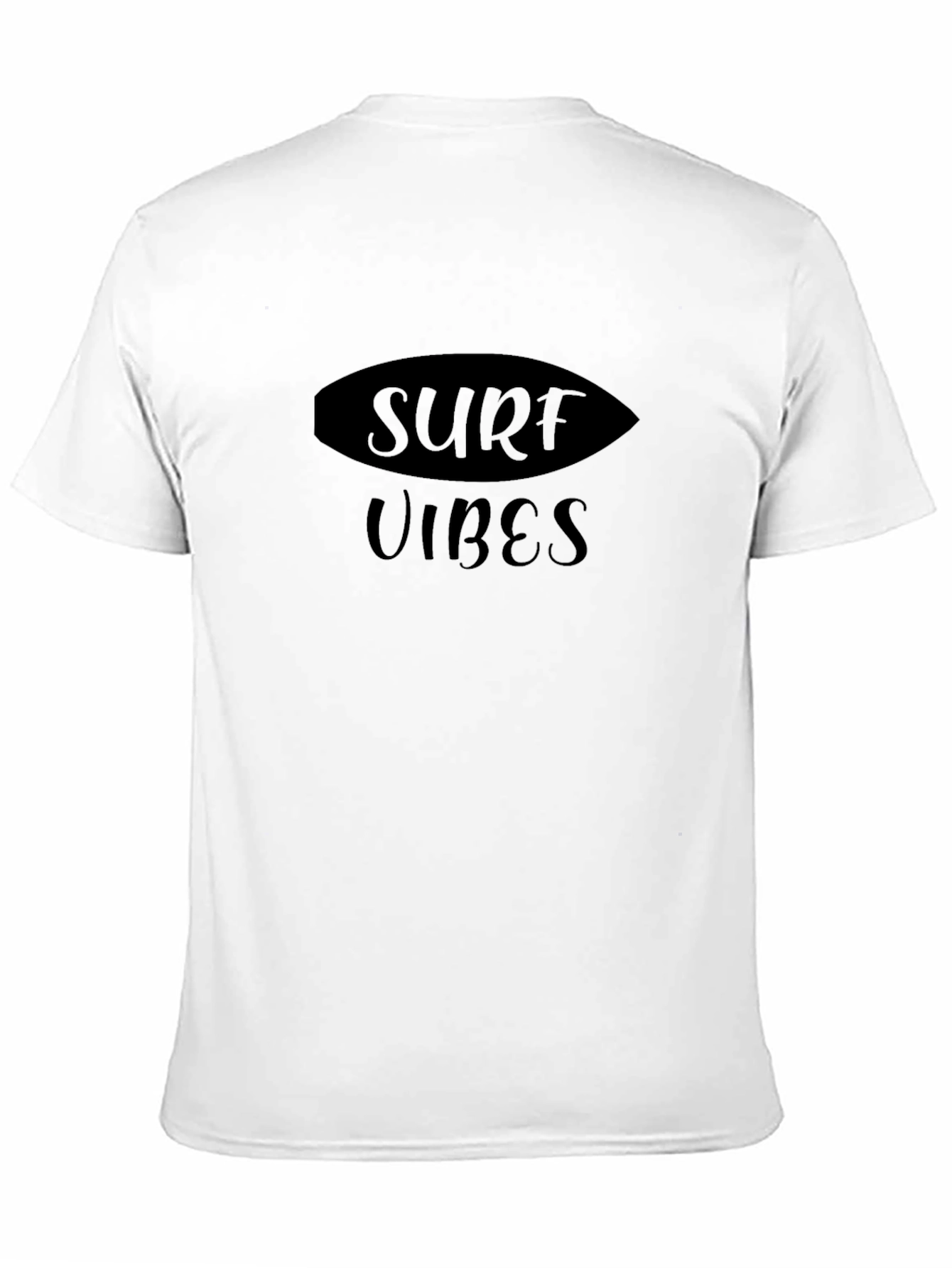 Surf Vibes Black T-Shirt