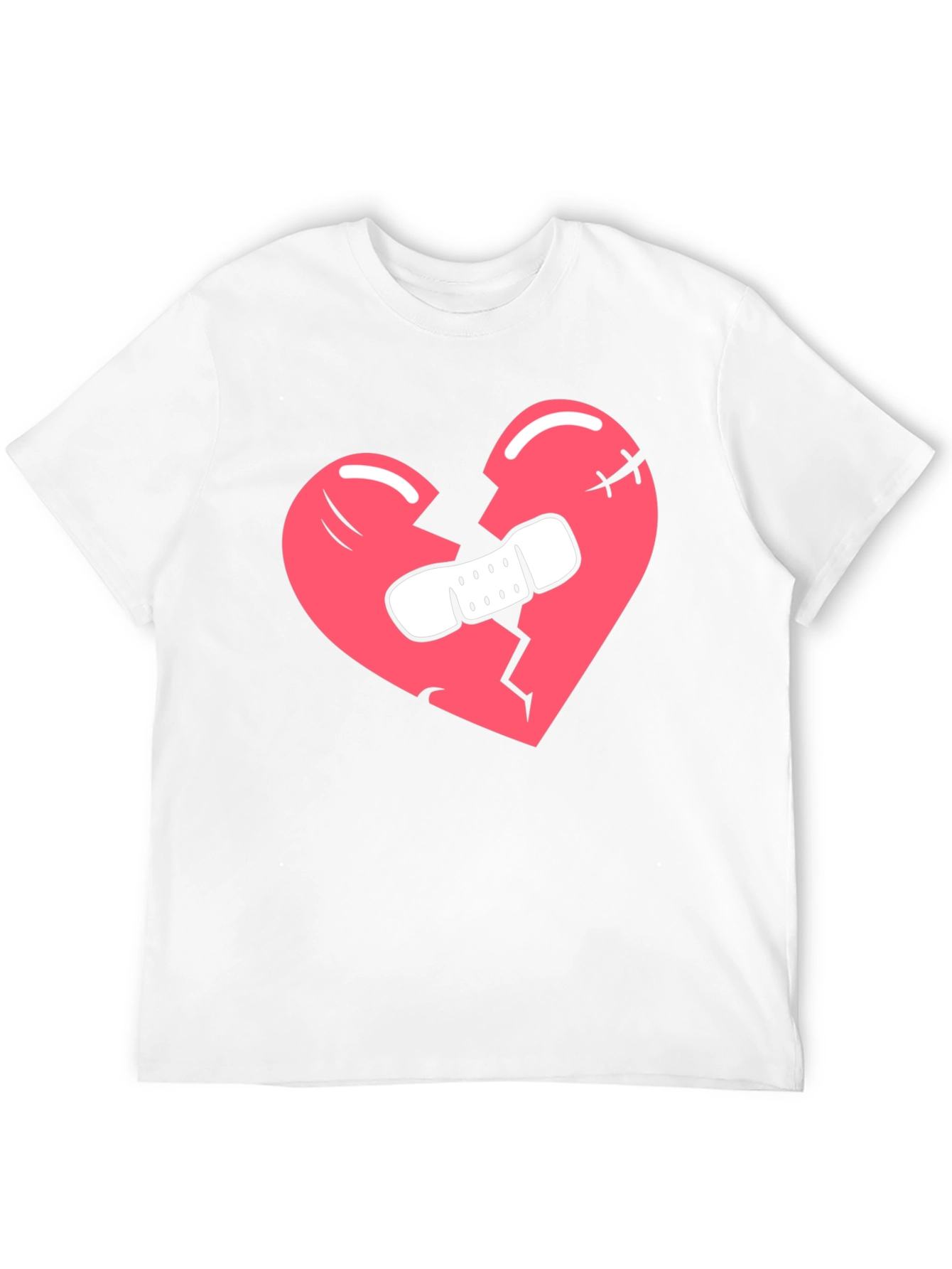 Broken Heart T-Shirt - Black Graphic Tee