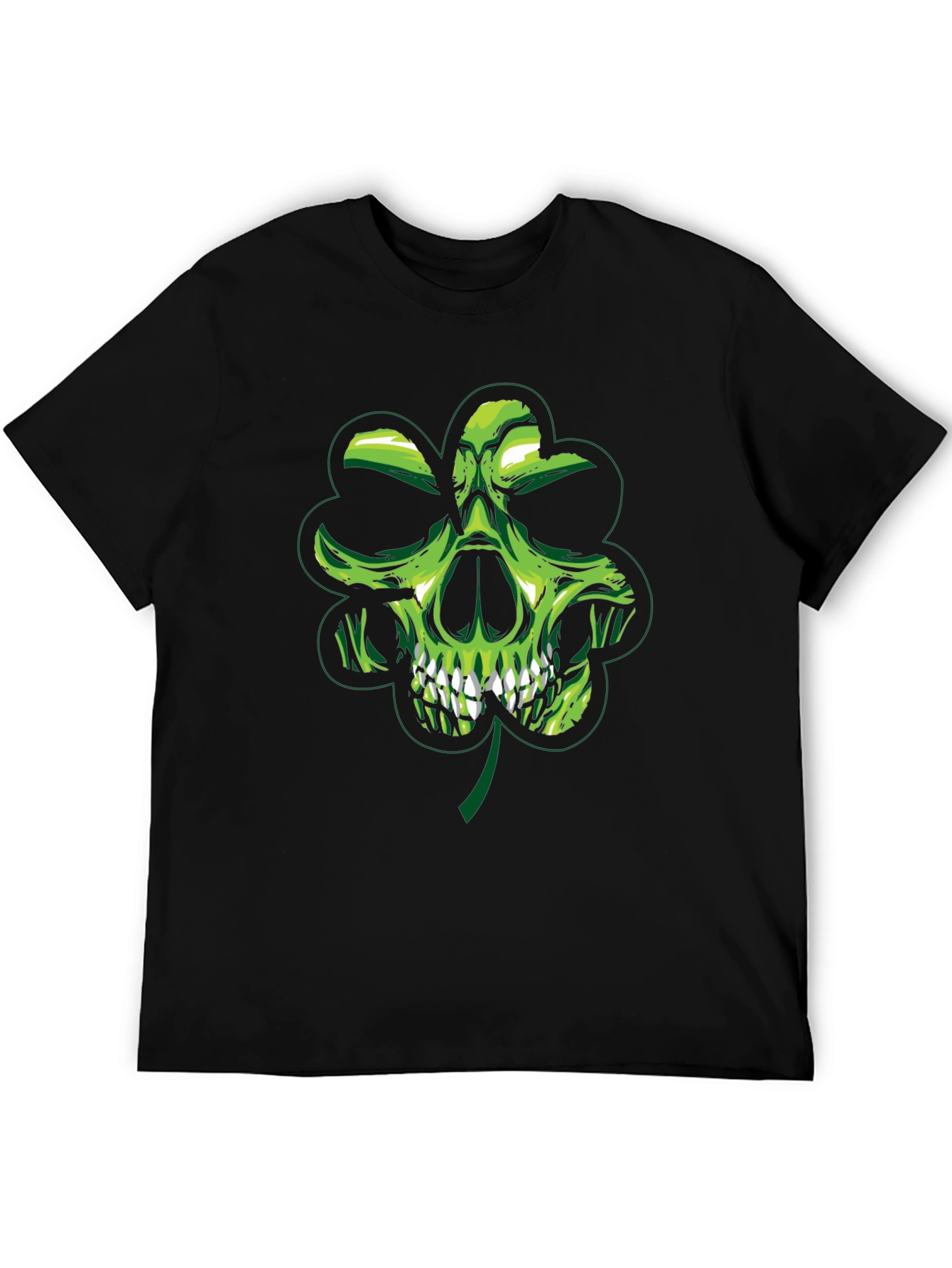 Skull Shamrock Graphic Tee - St. Patricks Day