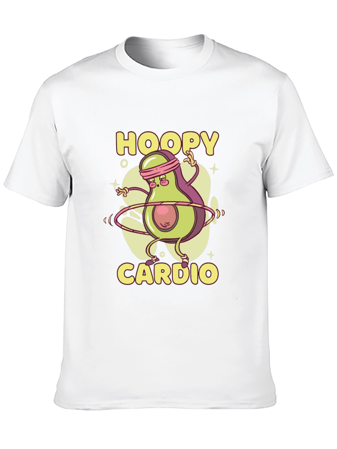 Hoopy Cardio Avocado Graphic T-Shirt