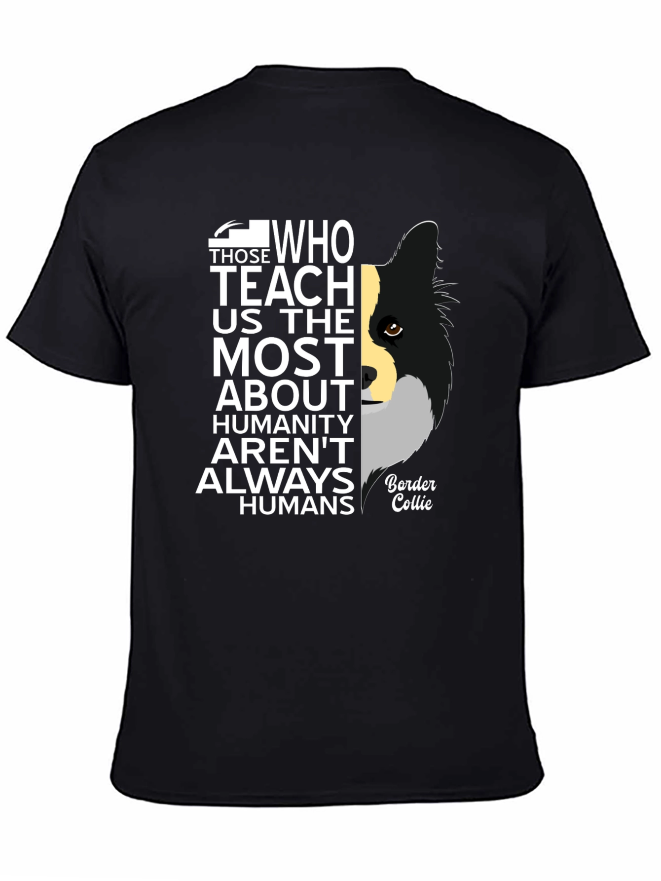 Dog Lover T-Shirt - Border Collie Design