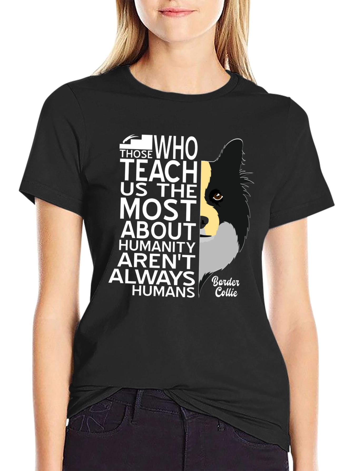 Dog Lover T-Shirt - Border Collie Design