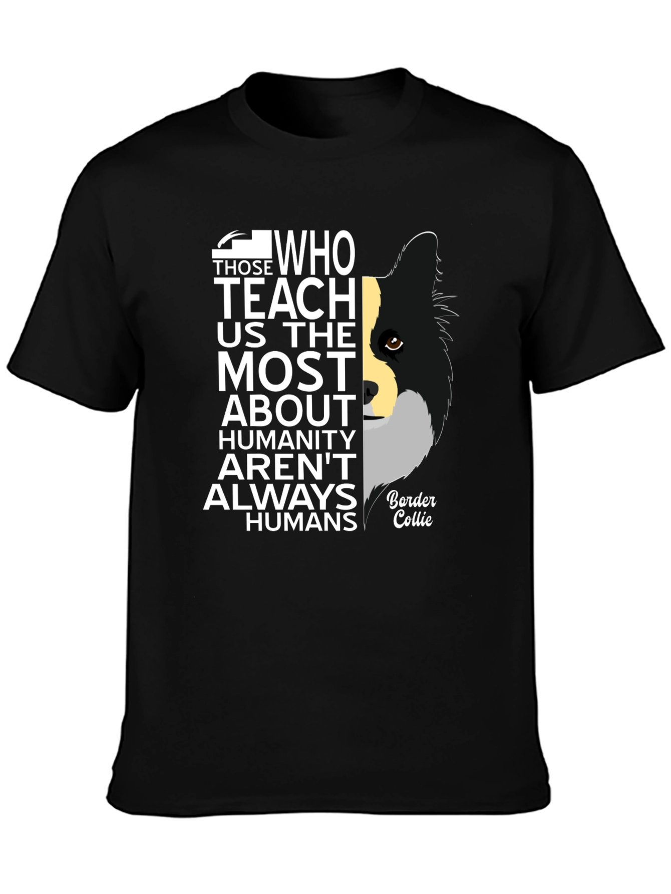 Dog Lover T-Shirt - Border Collie Design